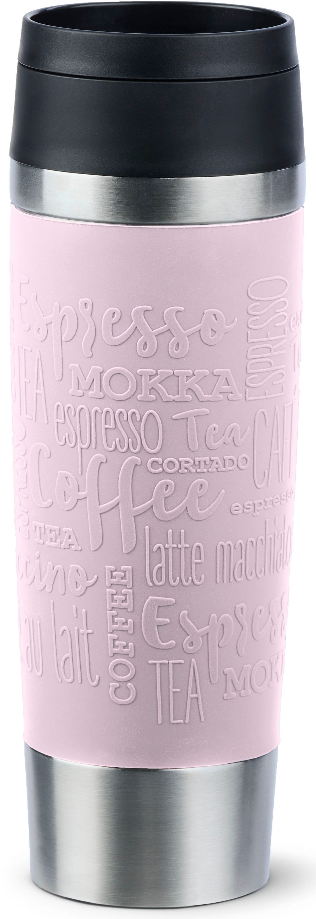 Emsa Thermobecher »Travel Mug Classic, mit 360°-Trinköffnung«, 4h heiß, 8h kalt - 360 ml / 6h heiß, 12h kalt - 500 ml, 100% dicht