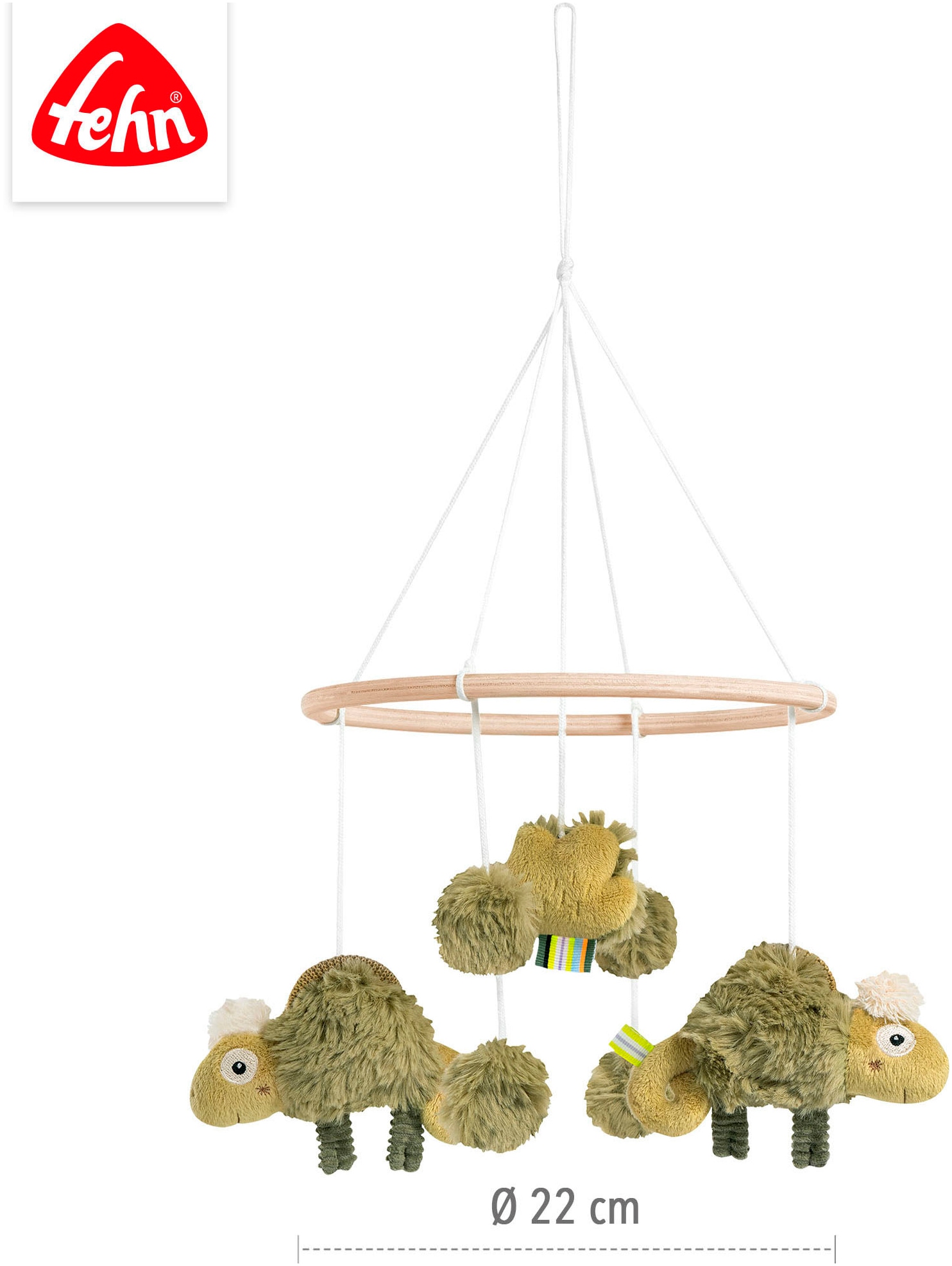 Fehn Mobile »Lazy, Crazy & Pink, Holz-Mobile Chamäleon«