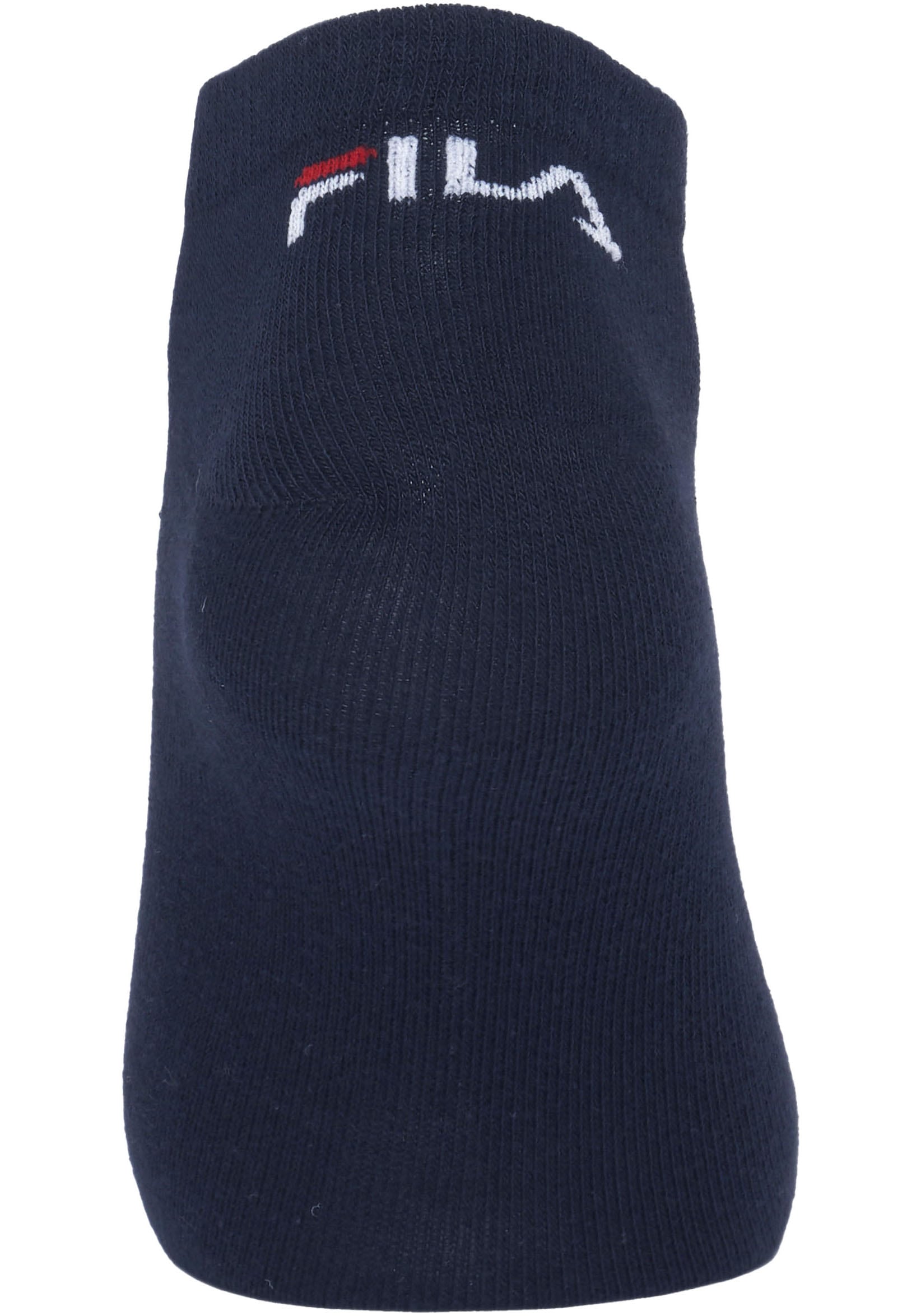 Fila Sneakersocken »UNISEX INVISIBLE PLAIN SOCKS«, (3 Paar), mit eingestricktem Logo an der Ferse