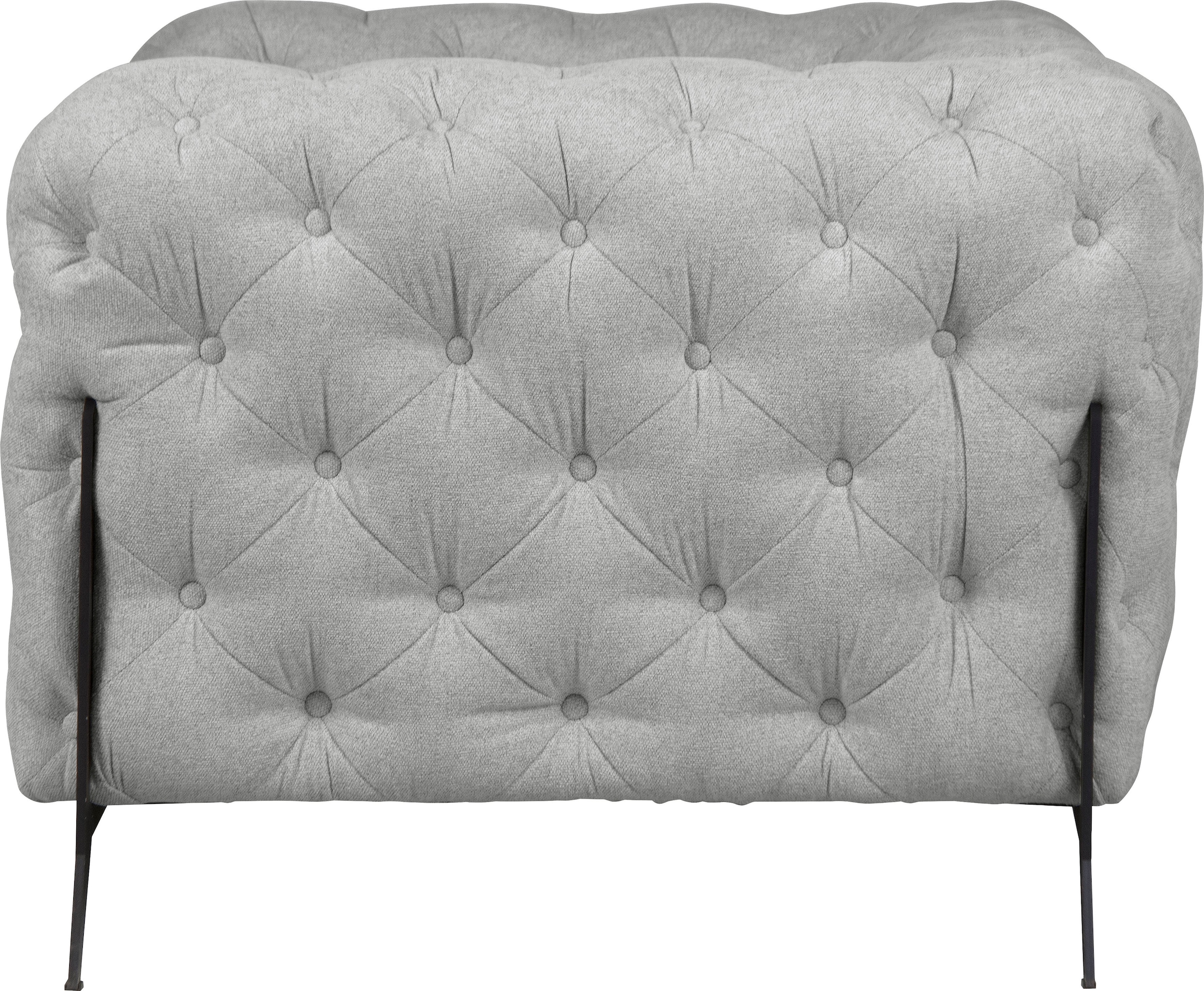 Leonique Chesterfield-Sessel »Amaury Sessel«, aufwändige Knopfheftung, moderne Chesterfield Optik, Fußfarbe wählbar