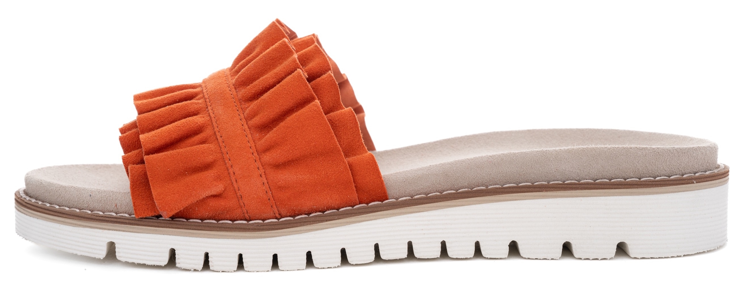 Ara Pantolette »KENT«, Slides, Flats, Sandale mit geraffter Bandage