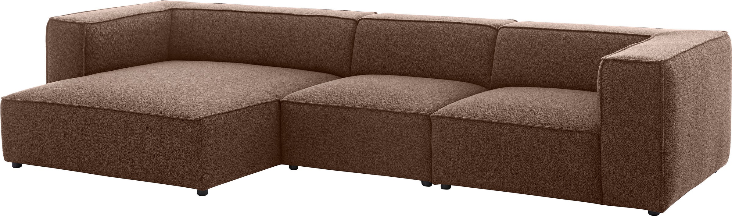 W.SCHILLIG Ecksofa »around-the-block«, mit eleganter Biese, mit Federkern, Breite 341 cm