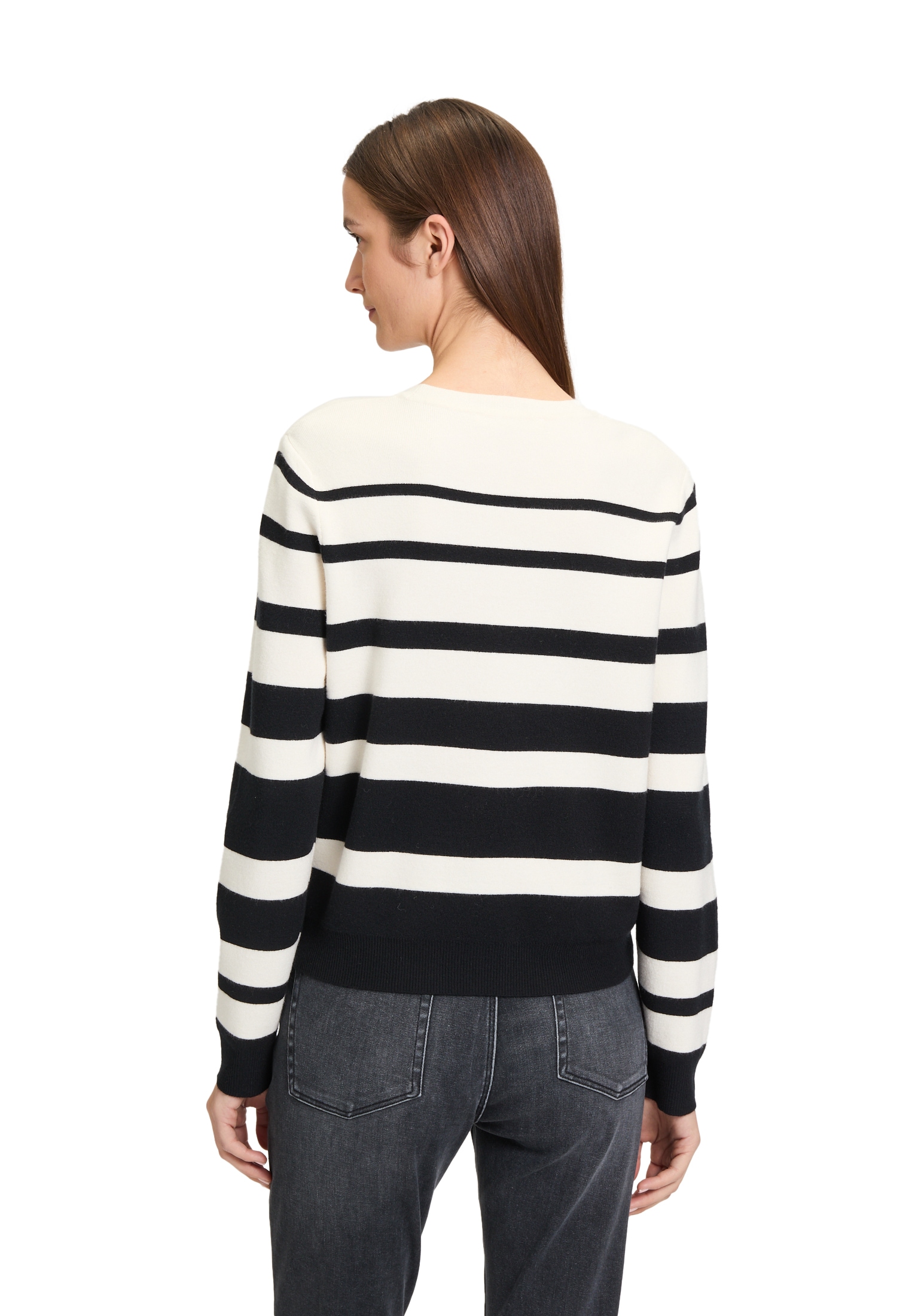 Betty&Co Strickpullover »Strickpullover mit Streifen«
