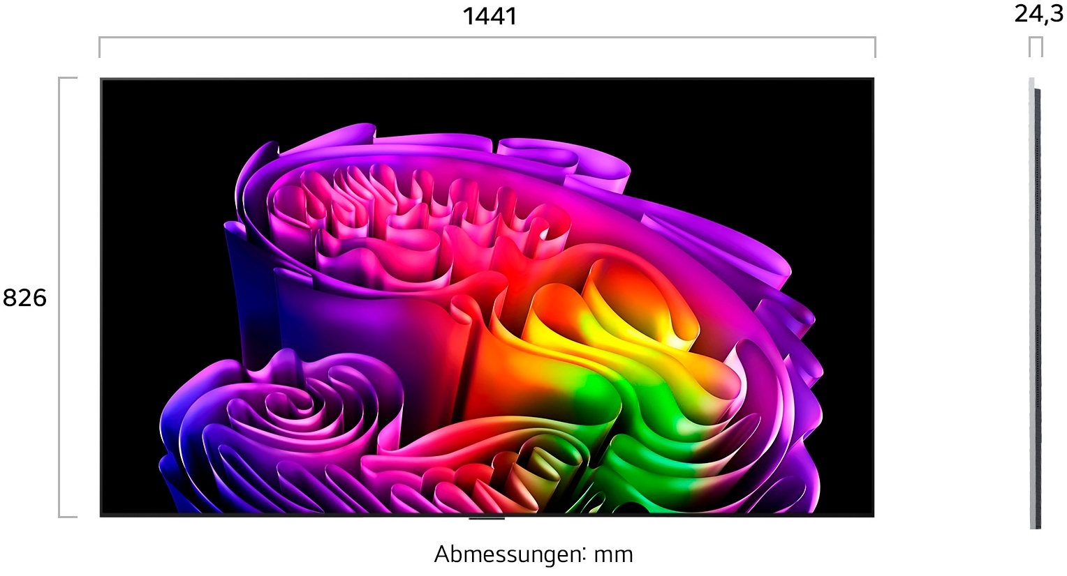 LG OLED-Fernseher »OLED65G67LW« 164 cm/65 ″ Smart-TV