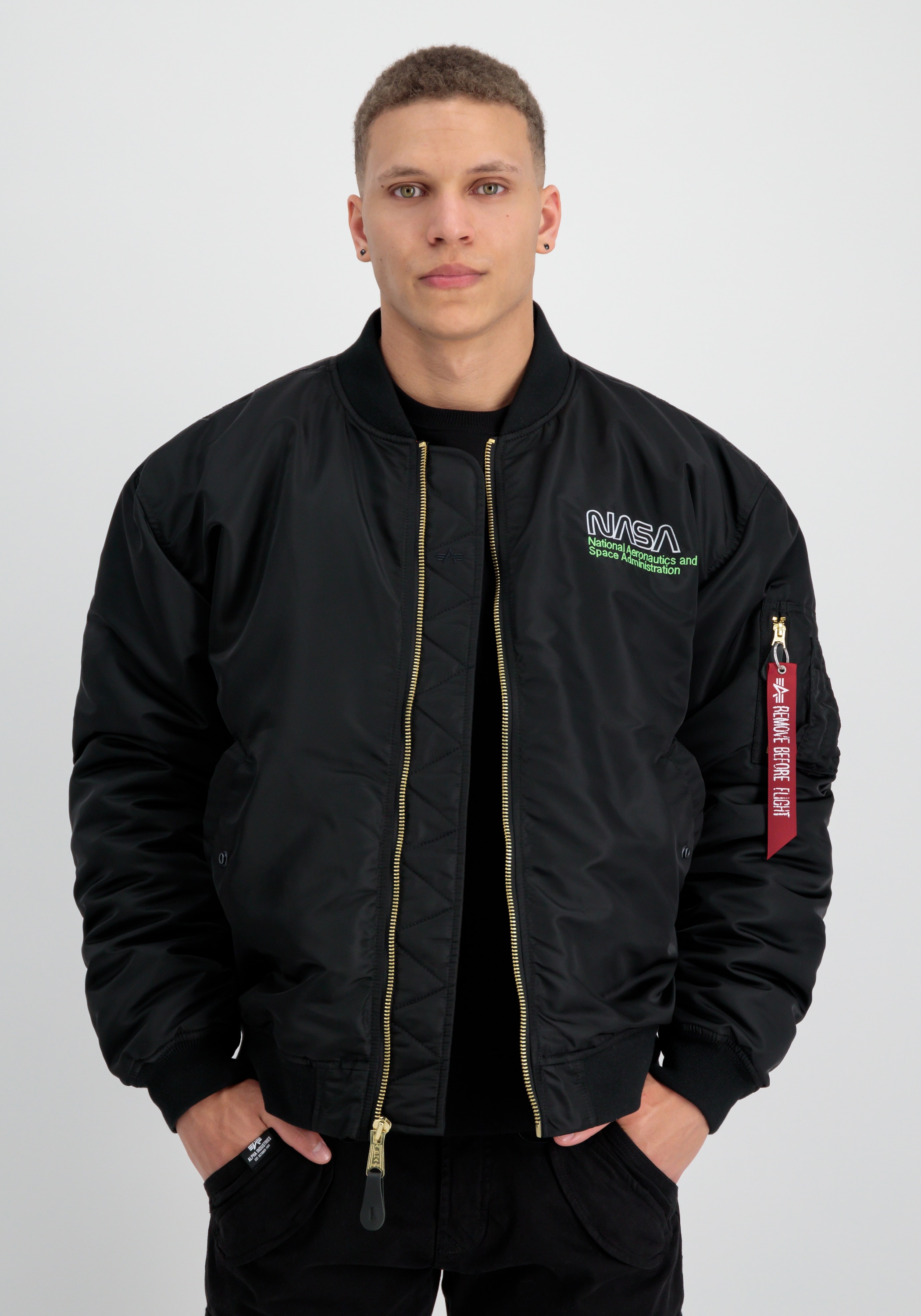 Alpha Industries Bomberjacke »Alpha Industries Men - Bomber Jackets MA-1 NASA Skylab«
