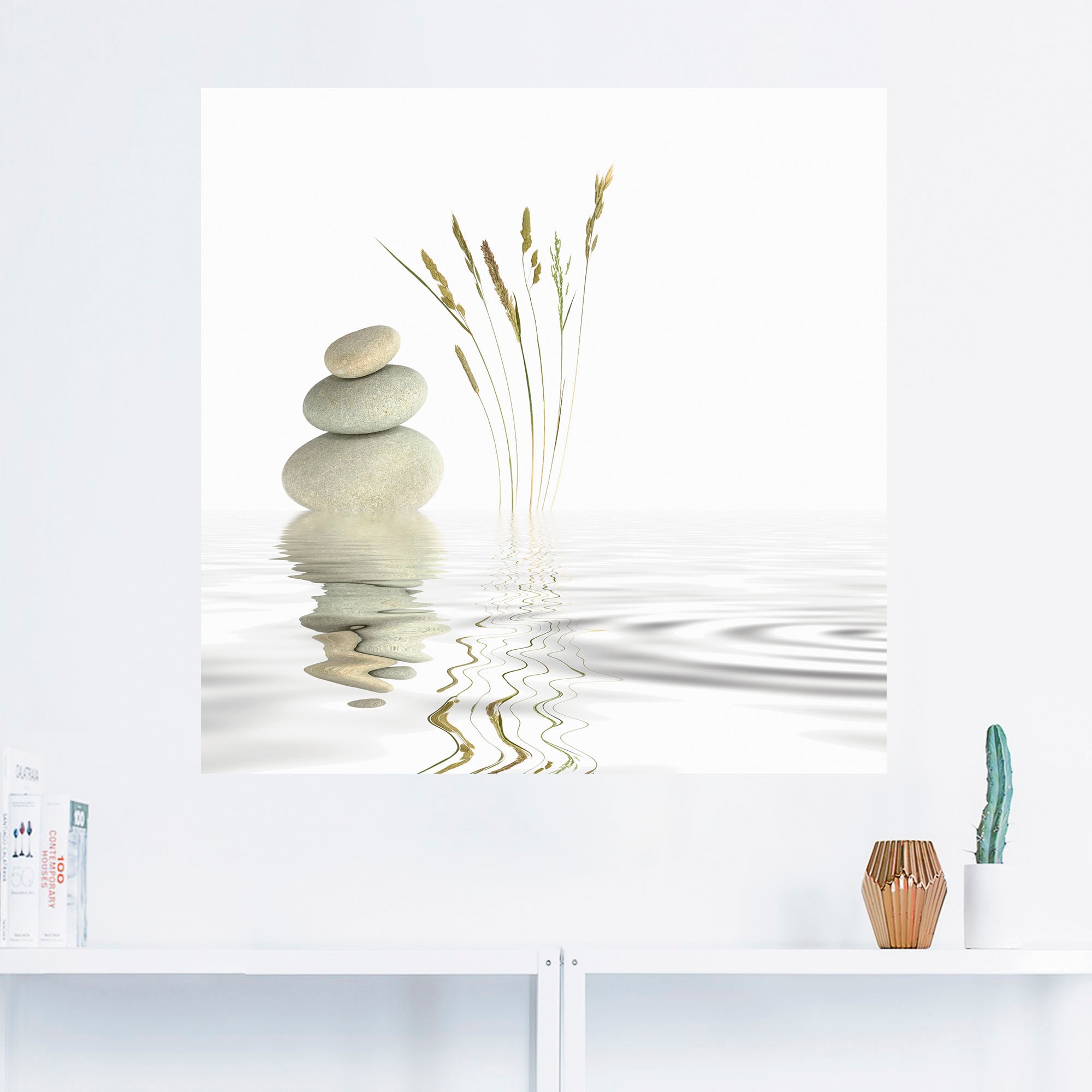 Artland Wandbild »Zen Friede«, Zen, (1 St.), als Alubild, Outdoorbild, Leinwandbild, Poster, Wandaufkleber