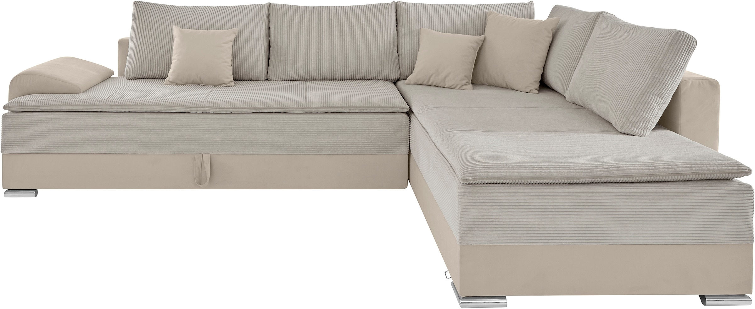 INOSIGN Ecksofa »Night & Day L-Form«, mit Boxspring Bettfunktion 180x200 cm, Dauerschläfer