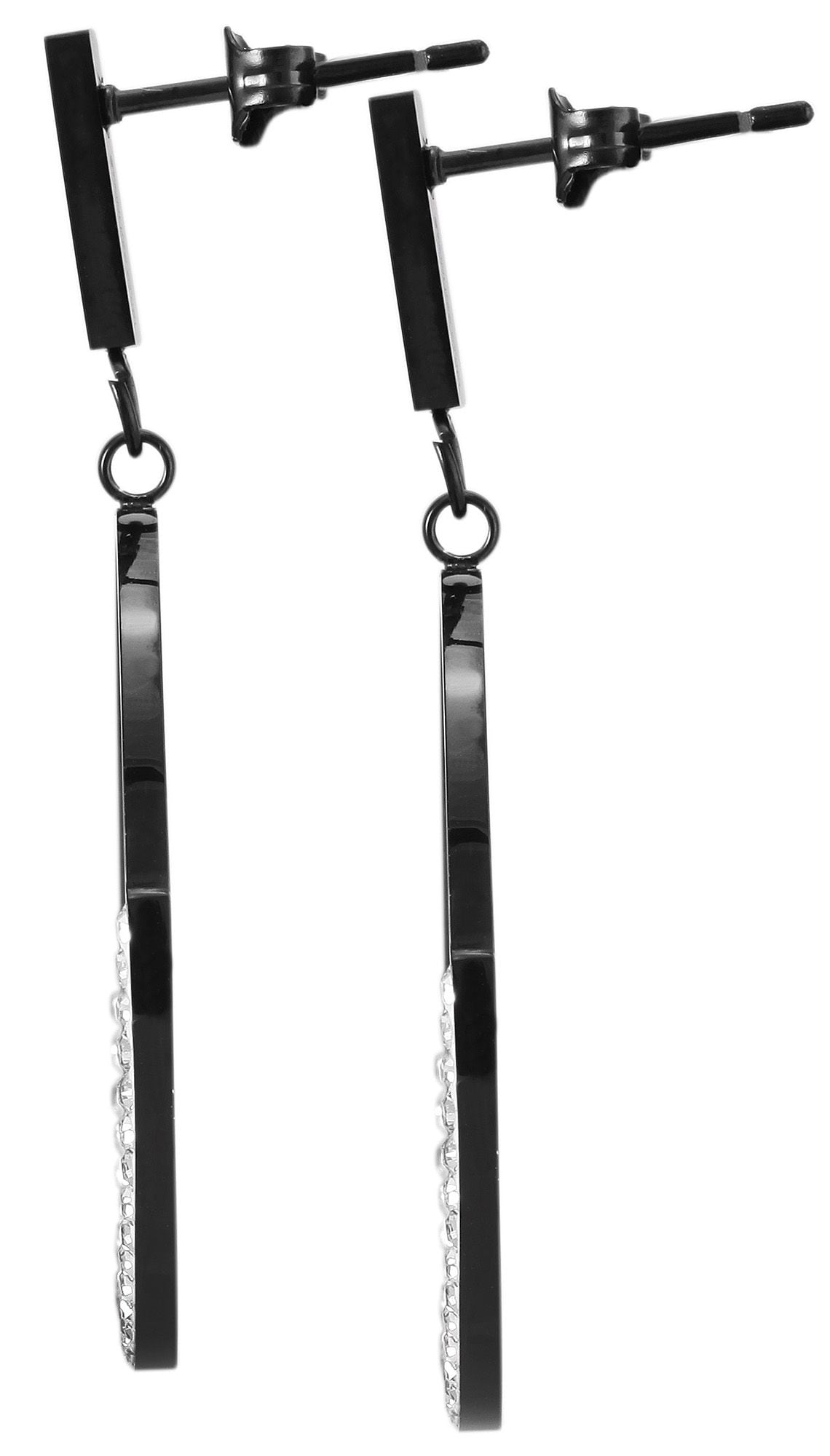 Adelia´s Paar Ohrstecker »Damen Ohrringe ¿ Ohrstecker aus Edelstahl mit Strass Steinchen«