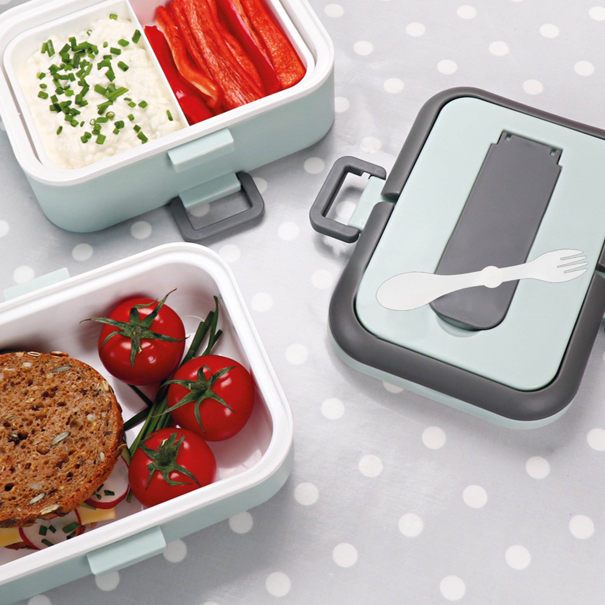 STONELINE Lunchbox, (5 tlg.), auslaufsicher,zum getrennten Aufbewahren von Speisen