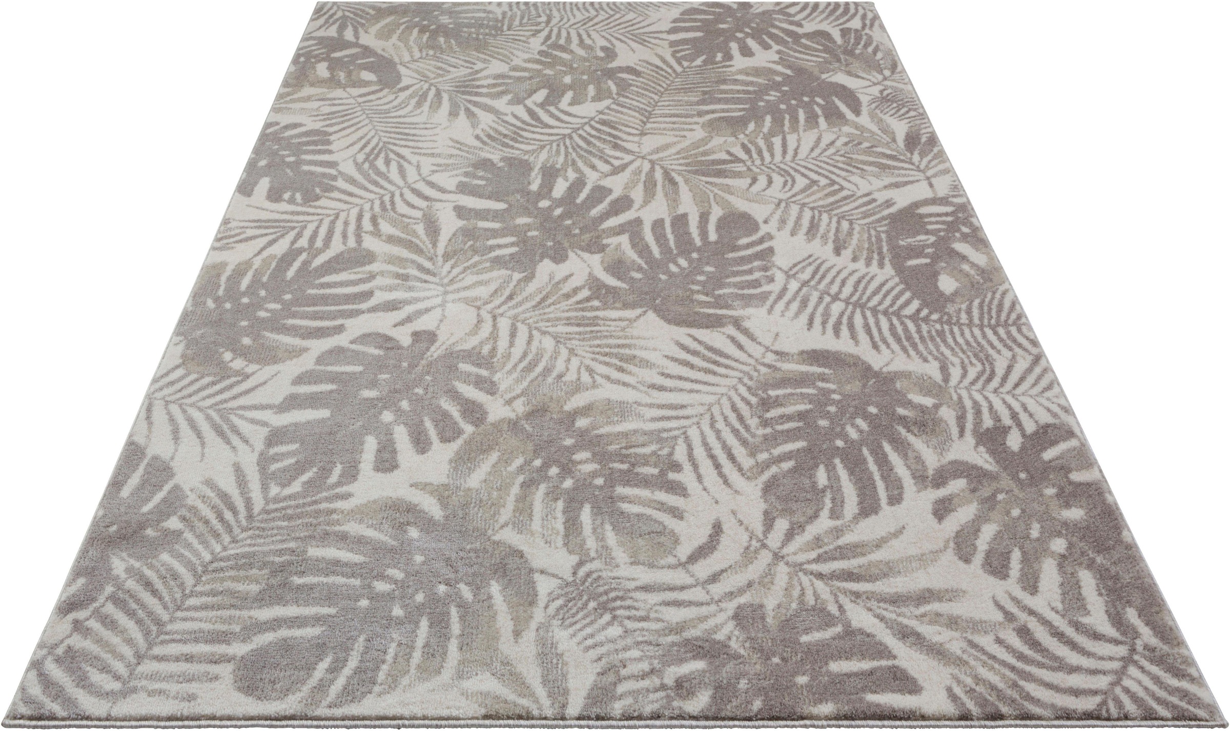 ELLE DECORATION Teppich »Charante«, rechteckig, 11 mm Höhe, Kurzflor, Besonders weich durch Microfaser, Floral, Wohnzimmer, Schlafzimmer Arbeitszimmer, Pflegeleicht
