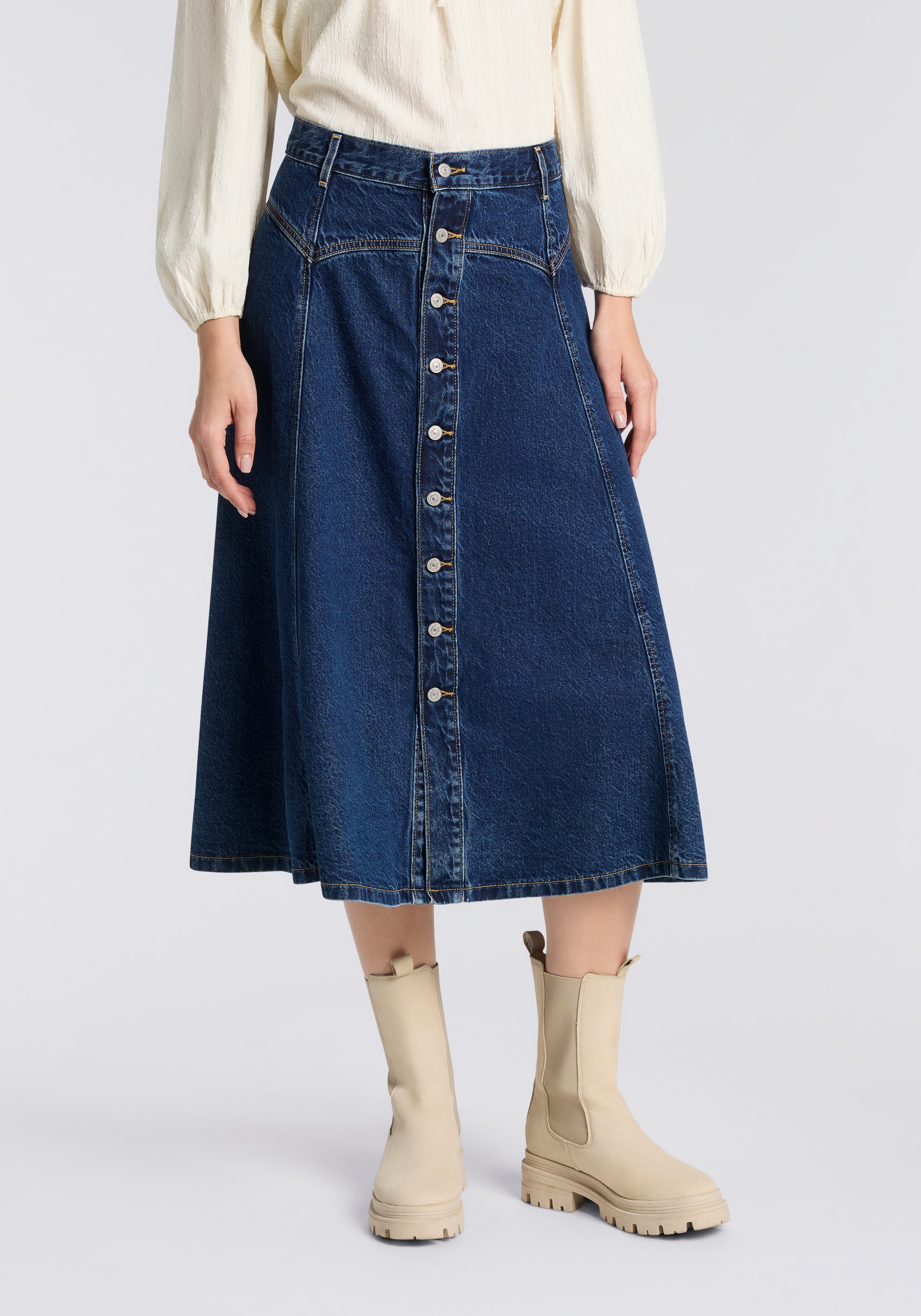 Levi's® Jeansrock »YOKED WESTERN SKI«