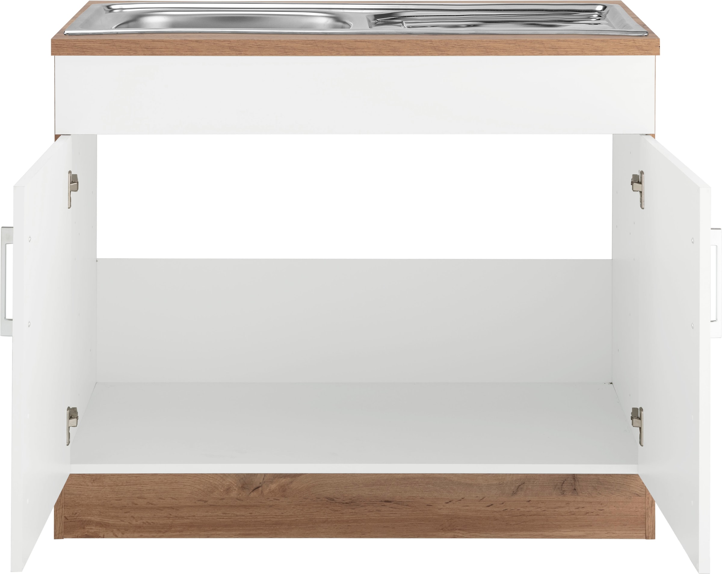 KOCHSTATION Spülenschrank »KS-Colmar« 100 cm, mit Metallgriff