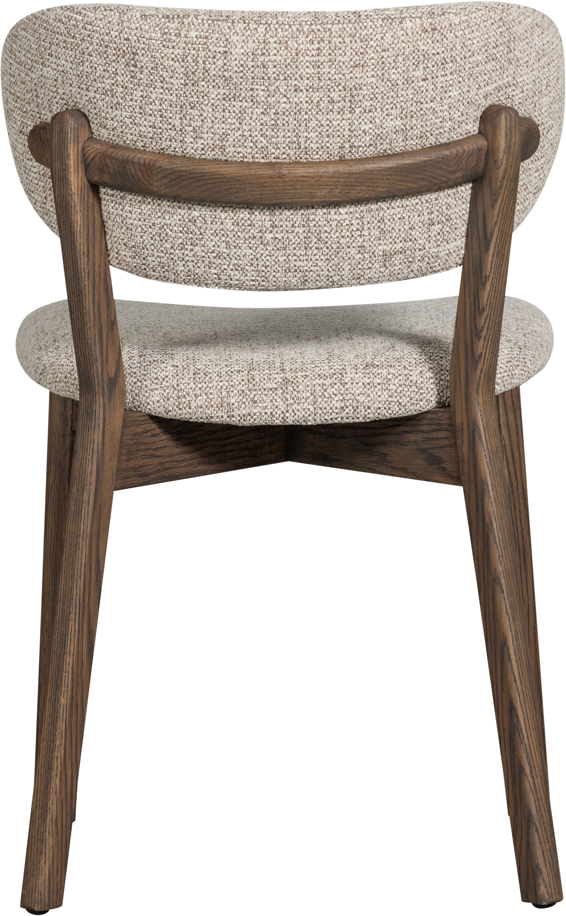 WOOOD Esszimmerstuhl »Udar mit Melange-Gewebe More und Eichengestell H 82 cm« (Set) 2 Stk.(Set, 2 St), strapazierfähiger Stoff, moderne Gestaltung