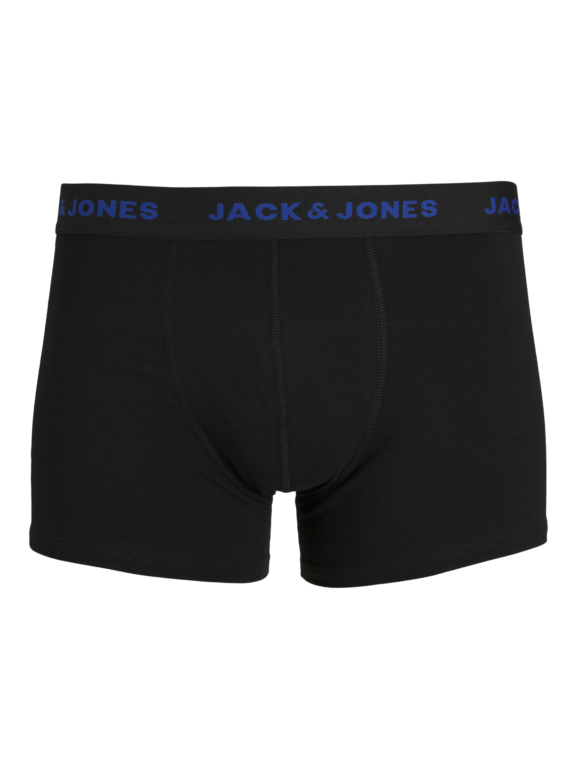 Jack & Jones Trunk »JACBLACK – Formschlüssige Boxershorts mit elastischem Bund«, 5 Stk. unifarben, casual, körpernah, Jersey