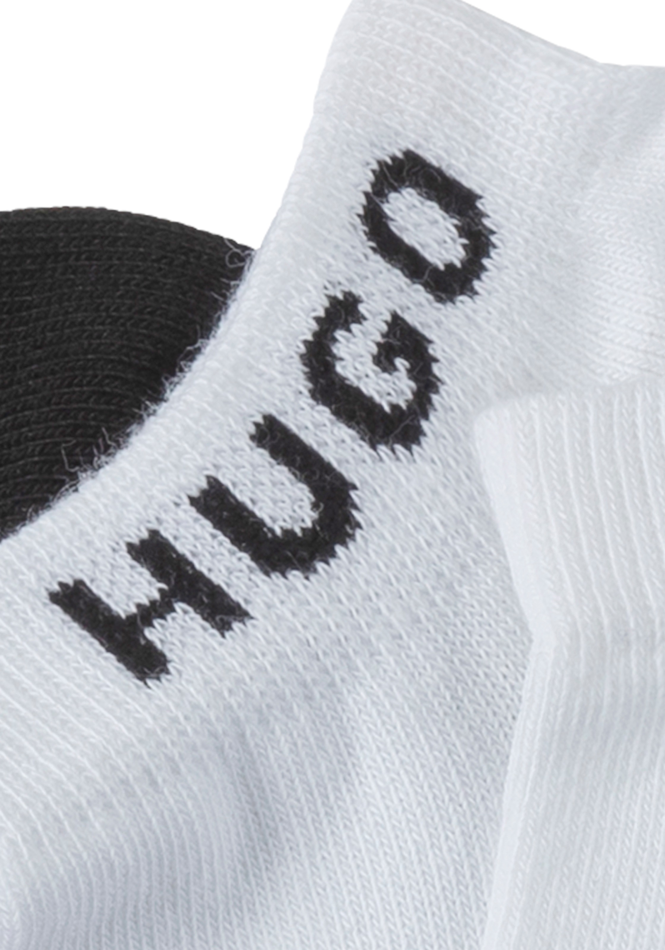 HUGO Underwear Socken »3P AS AO LOGO CC«, (Packung, 3 Paar, 3er Pack), mit kontrastfarbenen Logoschriftzug