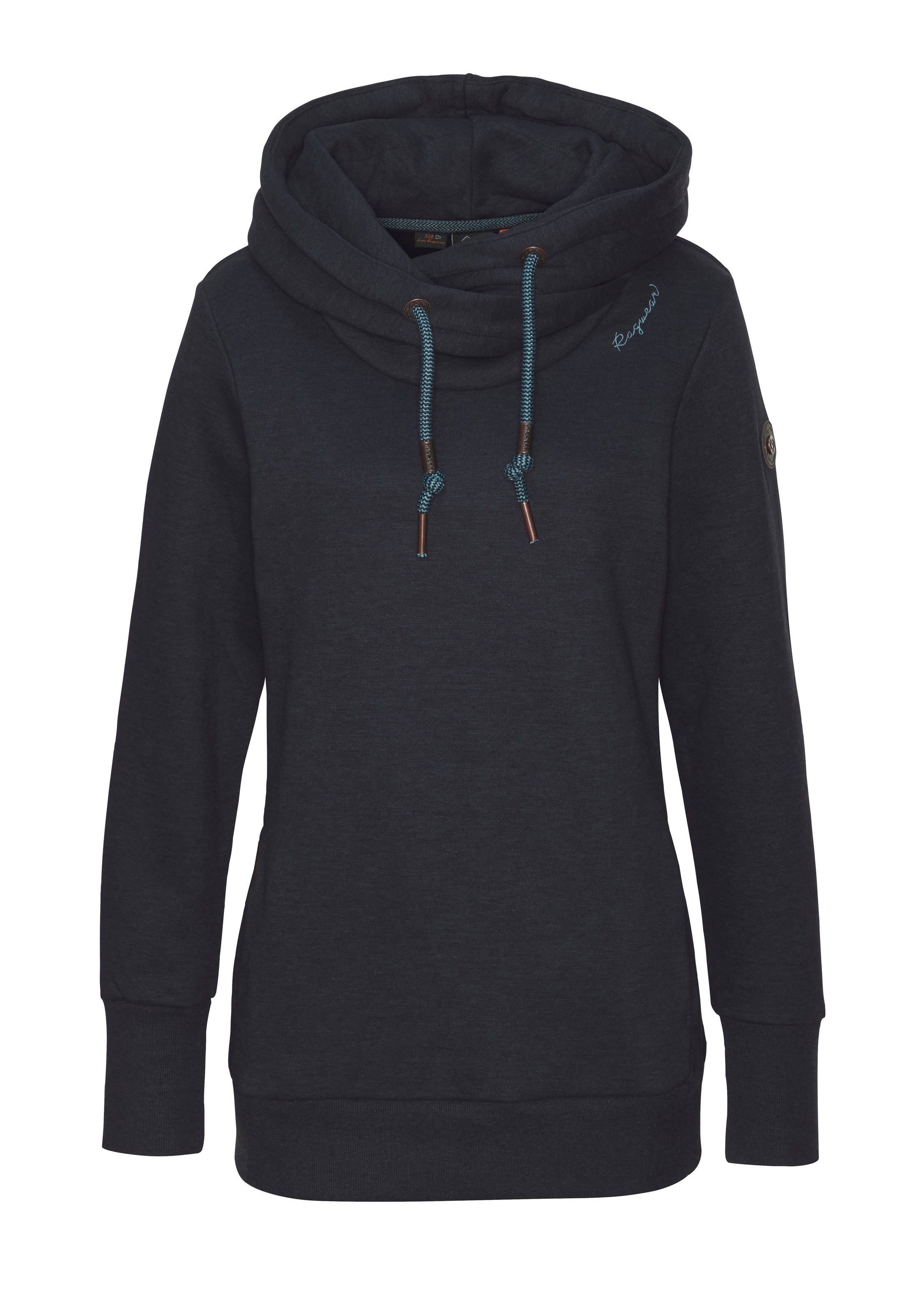 Ragwear Sweatshirt »GRIPY CORE«, Schalkragen mit Kordelzug