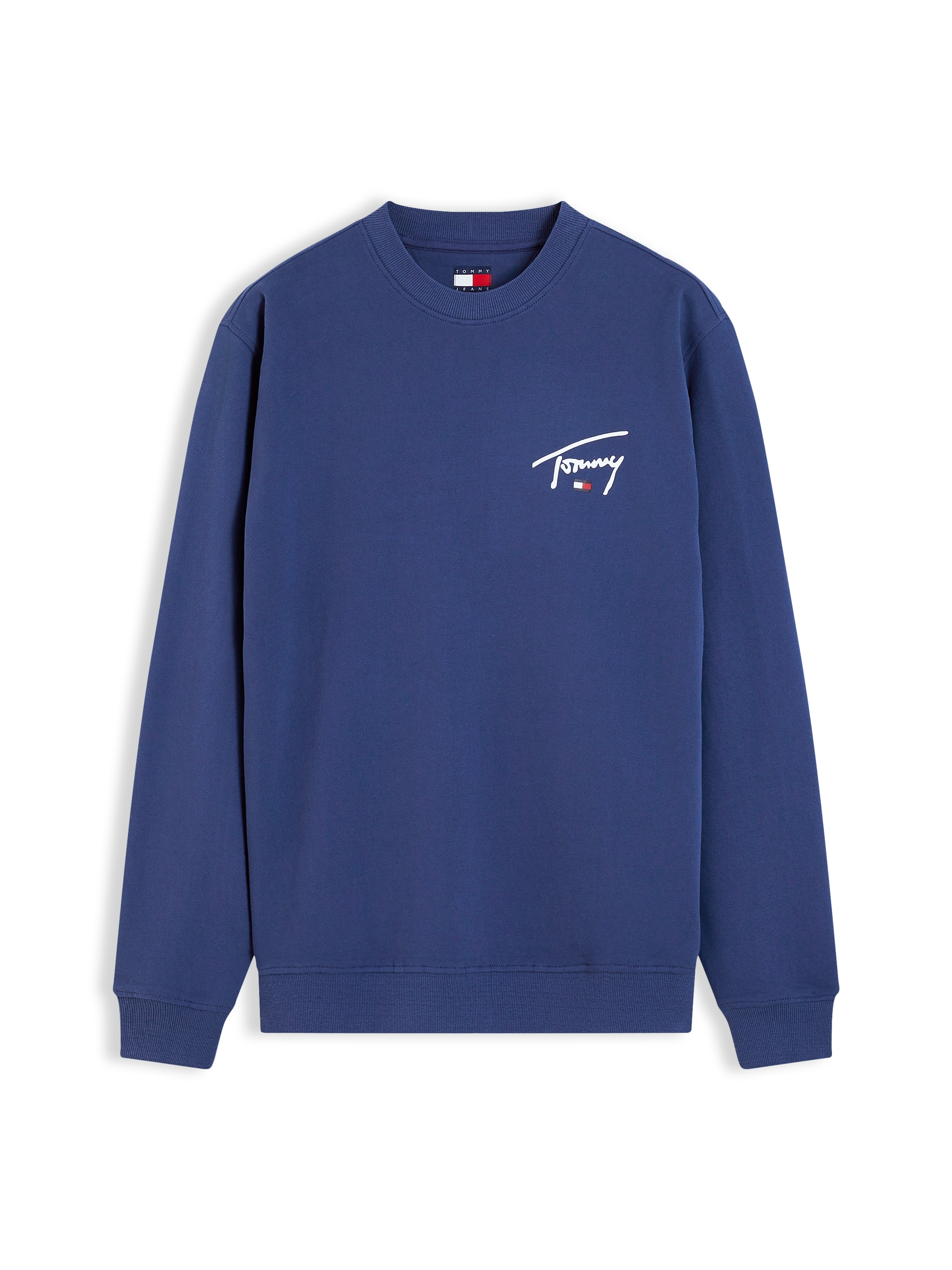 Tommy Jeans Sweatshirt »REGULAR ENTRY SIGNATURE«, Regular fit mit Rundhalsausschnitt
