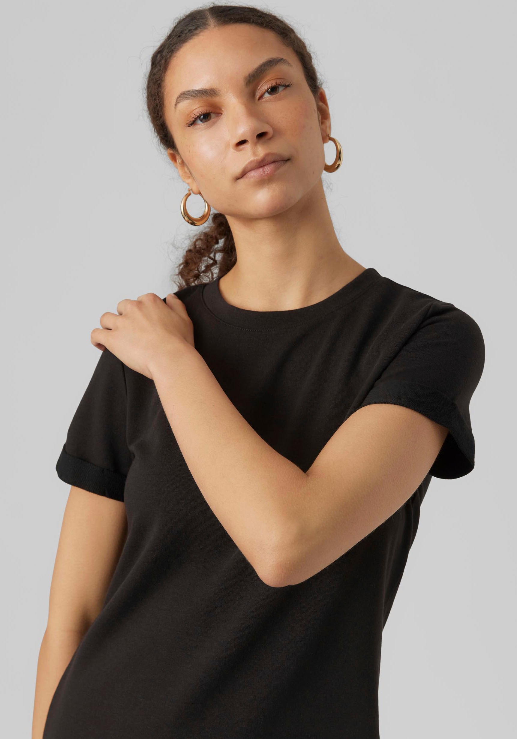 Vero Moda Jerseykleid »VMSASHAMILLA SS SWEAT DRESS NOOS« Sommerkleid,