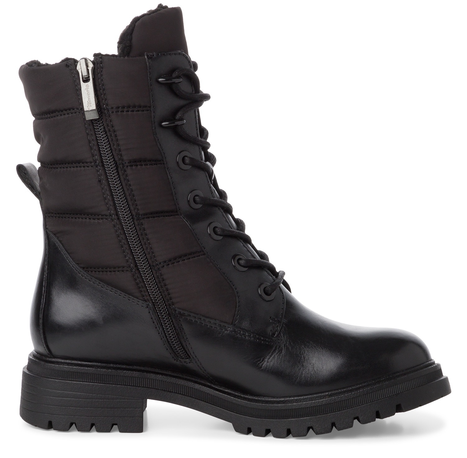 Tamaris Winterboots, Blockabstz, Winterstiefelette, Outdoorschuh im Materialmix