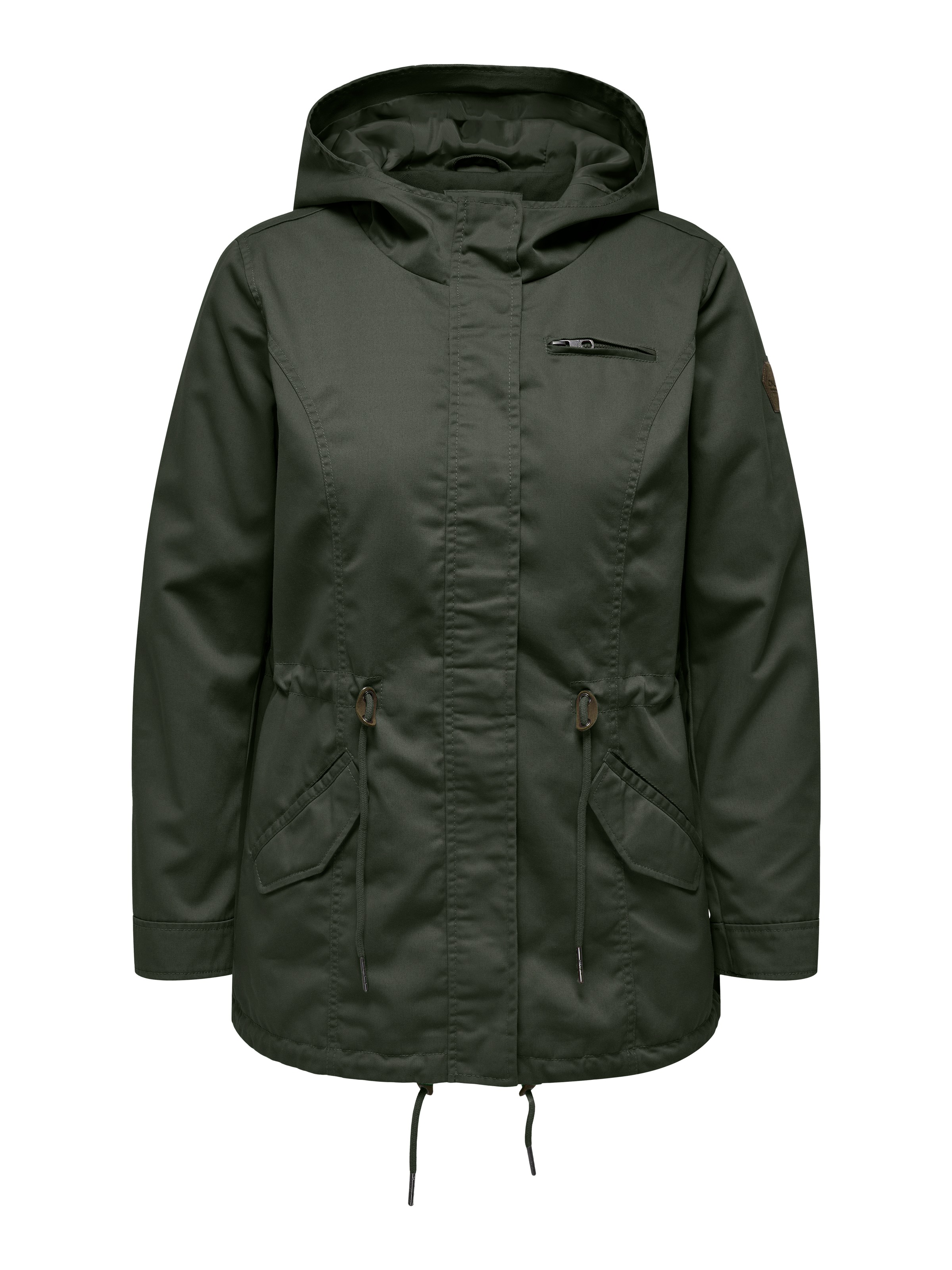 ONLY CARMAKOMA Parka »CARLORCA SPRING CANVAS PARKA OTW NOOS«, mit Kapuze