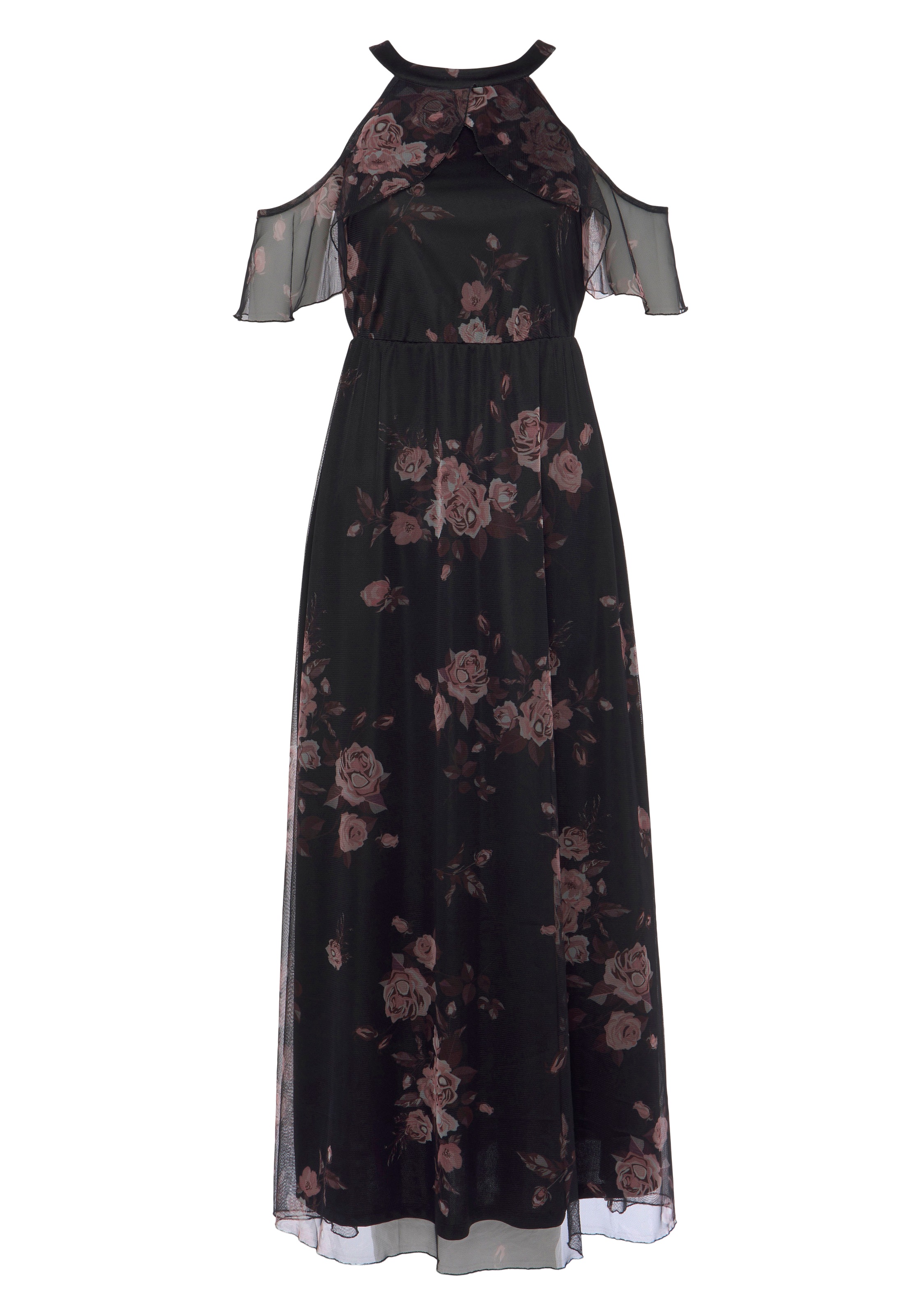 Melrose Abendkleid, aus im Mesh OTTO Online weichem Shop