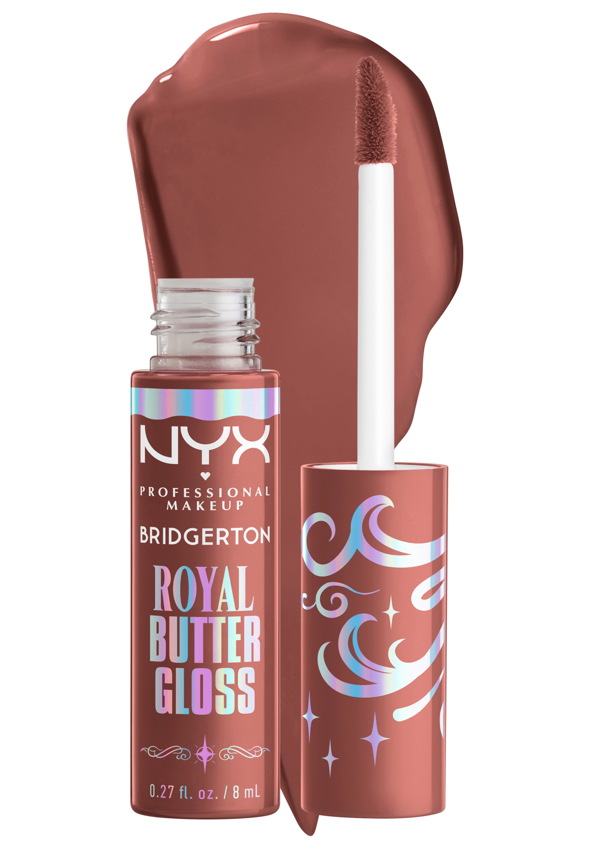 NYX Lipgloss »NYX Professional Makeup Bridgerton Royal Butter Lipgloss 2 Praline«