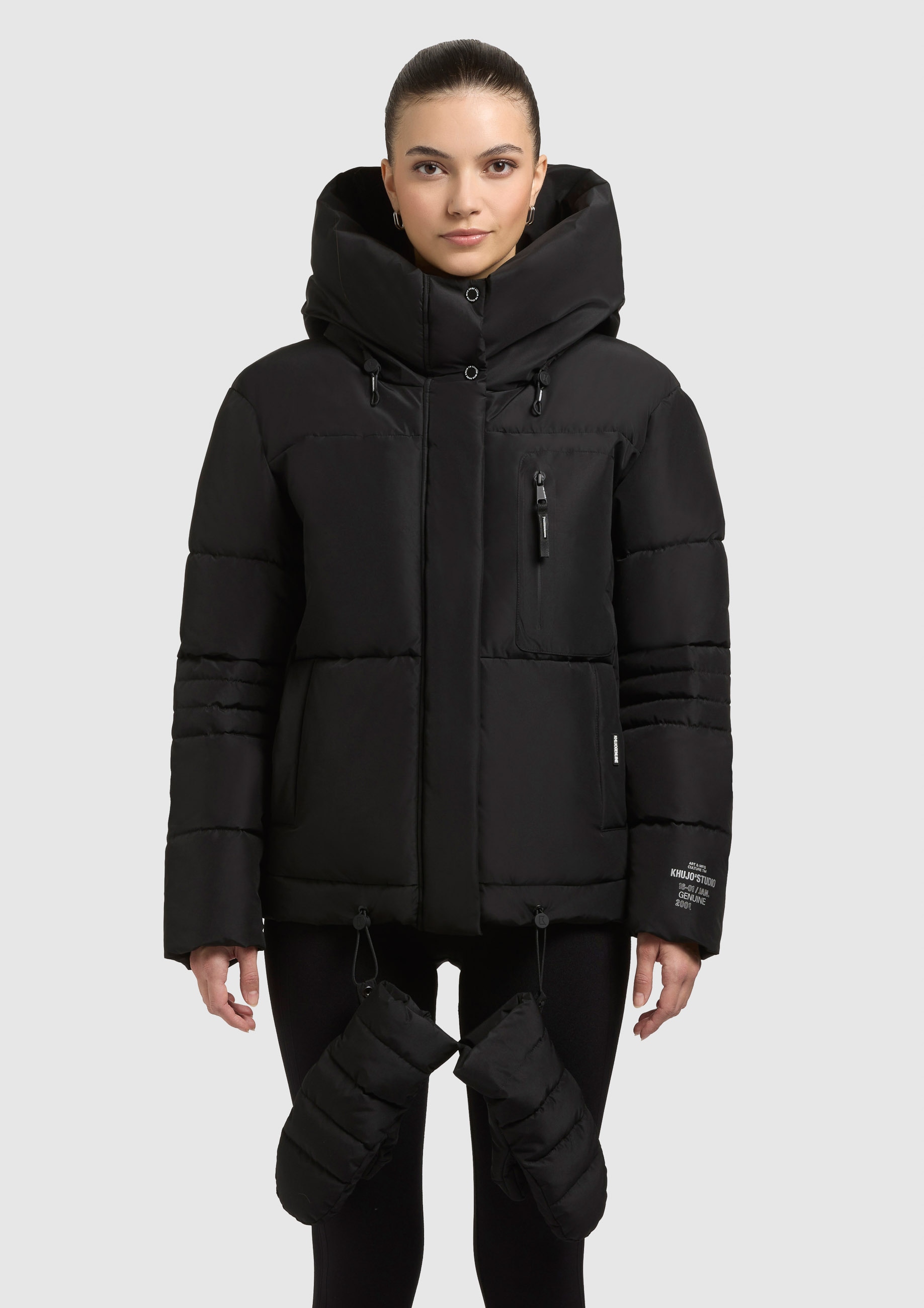 khujo Steppjacke »PEEKE2« 2 Stk. tlg. mit Kapuze