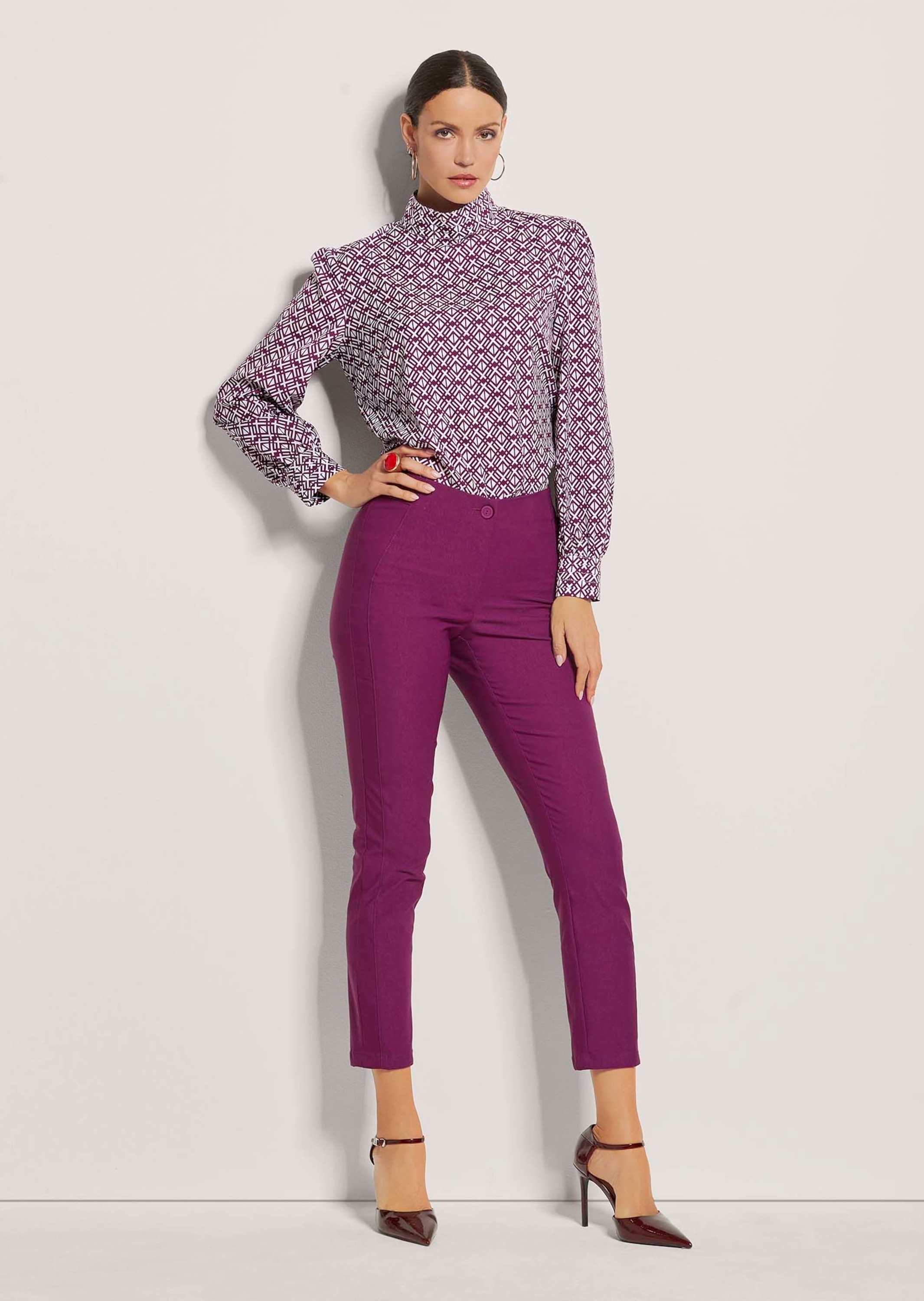 MADELEINE Stoffhose »Hose Schlanke Stretch-Hose zum Schlüpfen«