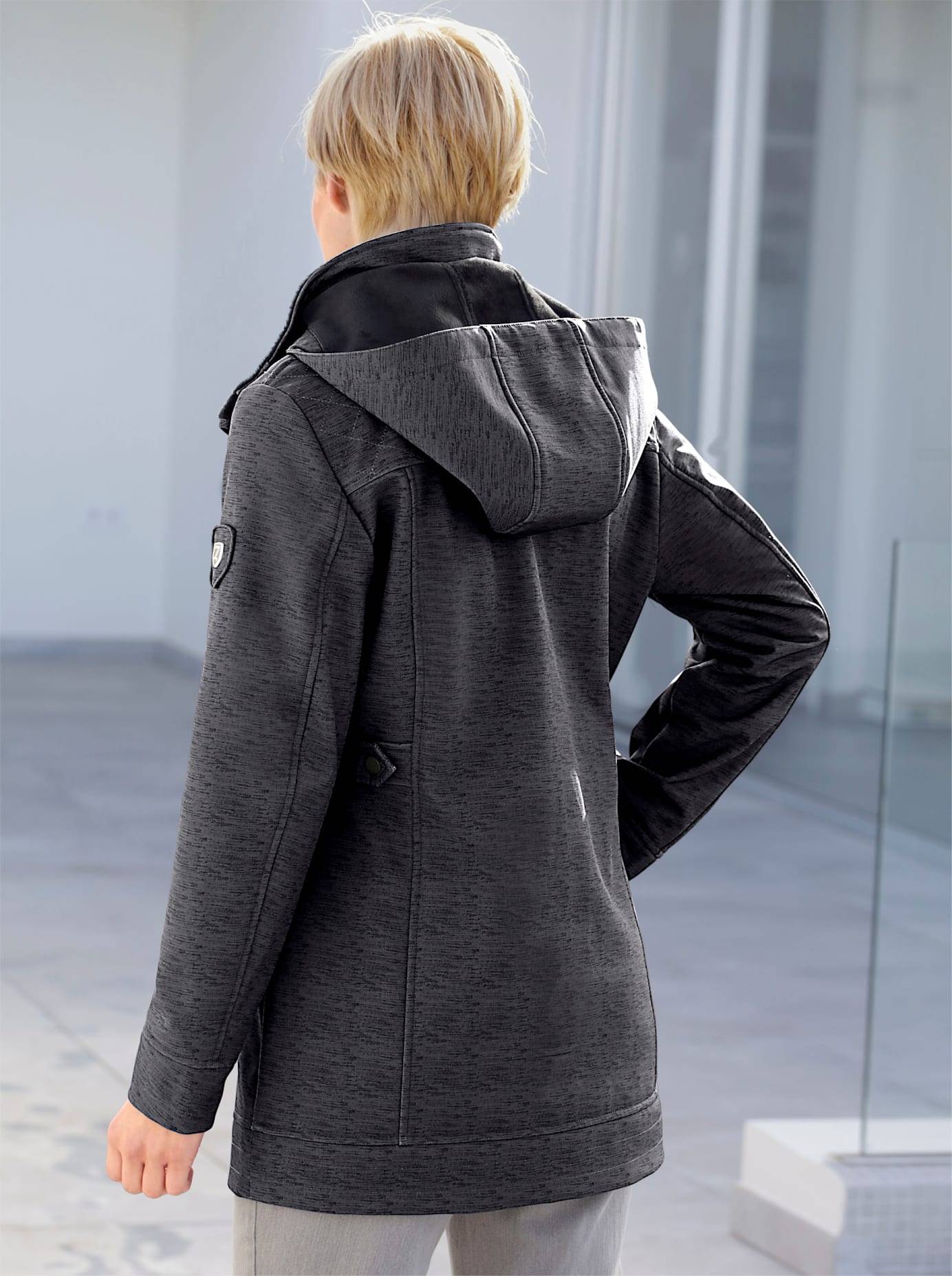 Casual Looks Softshelljacke, mit Kapuze