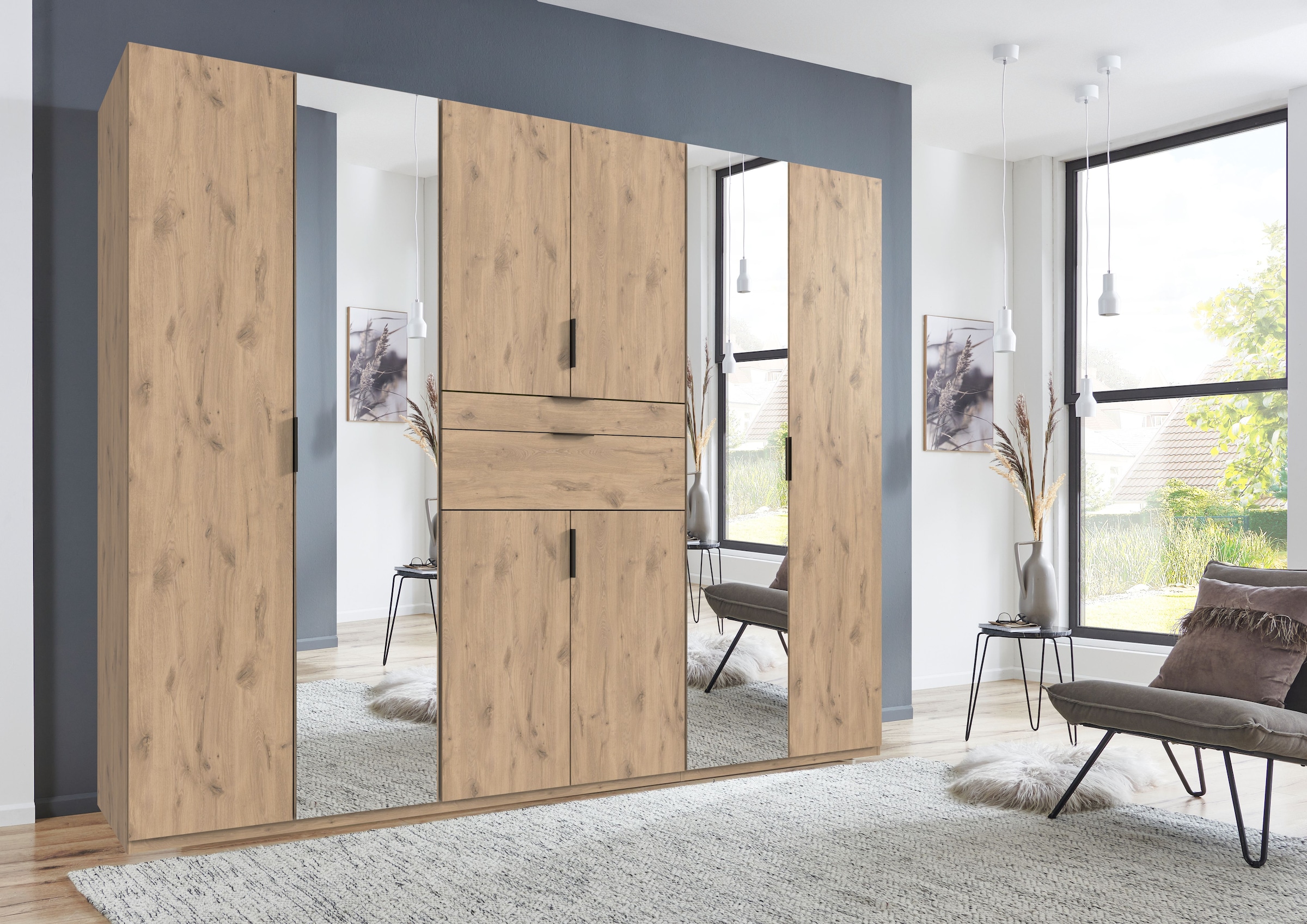 Wimex Drehtürenschrank »Moldau Kleiderschrank mit Spiegel Schlafzimmerschrank Bestseller«