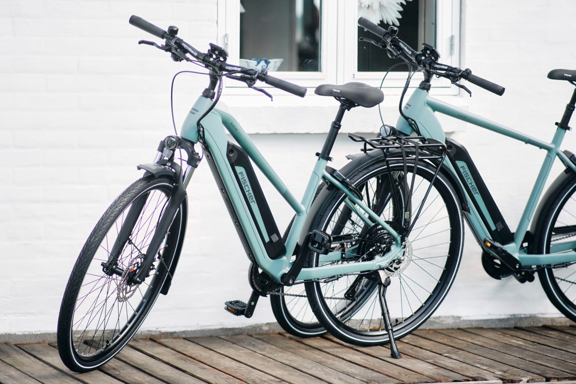 FISCHER Fahrrad »VIATOR 2.1 459 ACTIVE« 8 Gang Shimano ACERA Schaltwerk Heckmotor mit Akku-Ladegerät | mit Werkzeug,  Pedelec, Elektrofahrrad für Damen und Herren