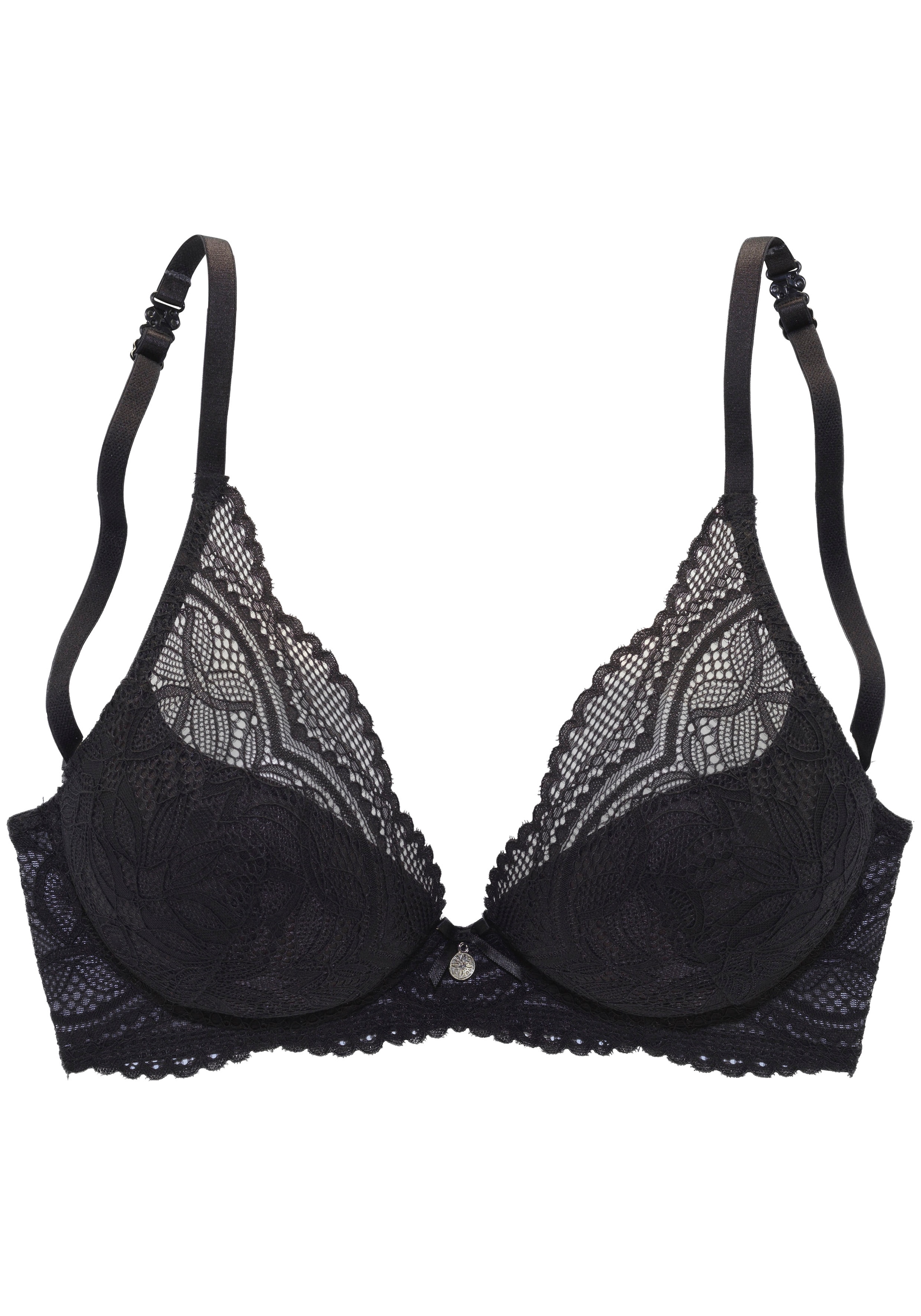 Nuance Neckholder-BH »Vivianna«, mit verschiedenen Träger Varianten, mit floraler Spitze, Dessous