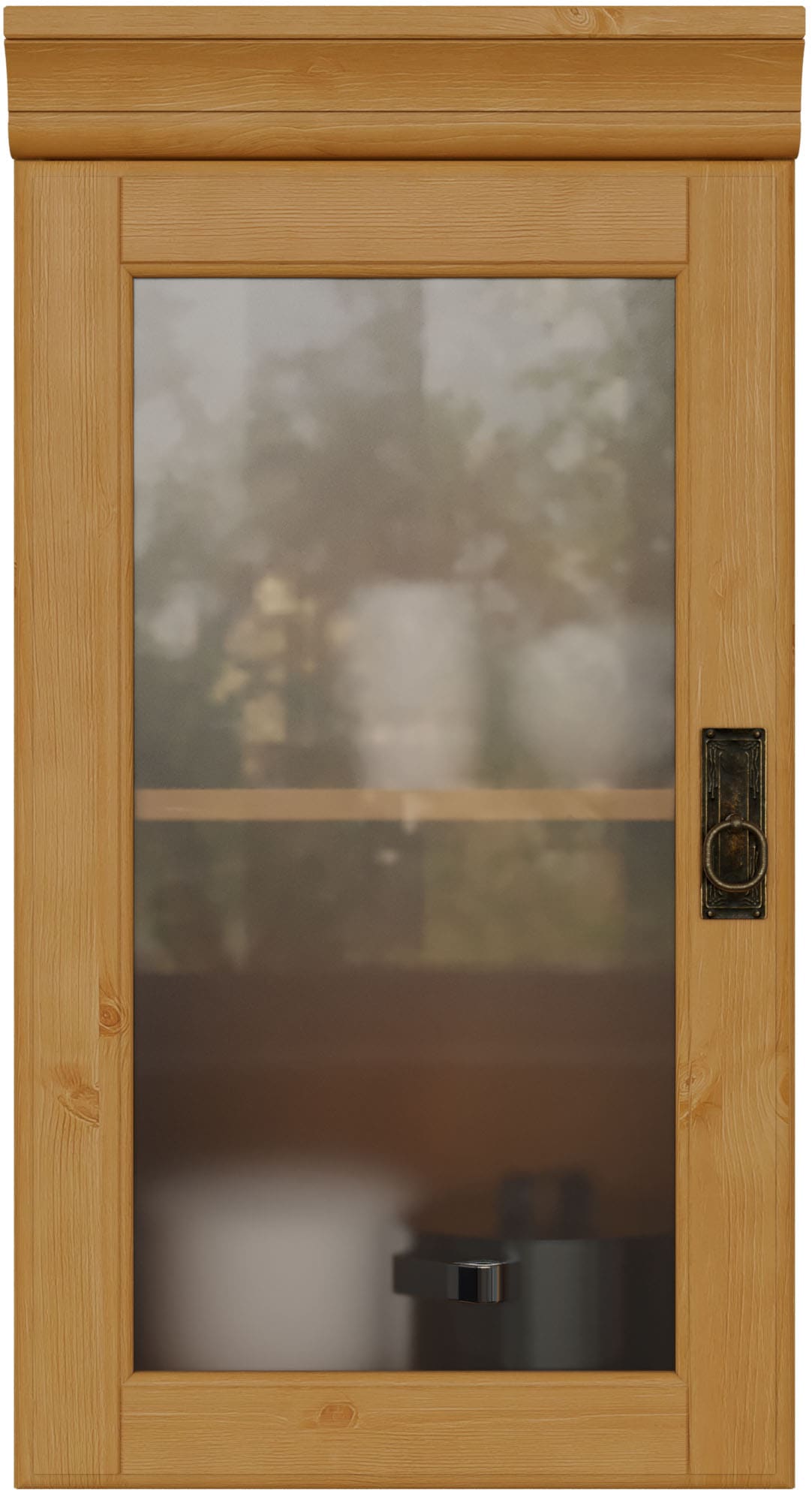 Home affaire Hängeschrank »Rügen«, Breite 40 cm, FSC® zertifiziertes Massivholz, Tür mit Glaseinsatz