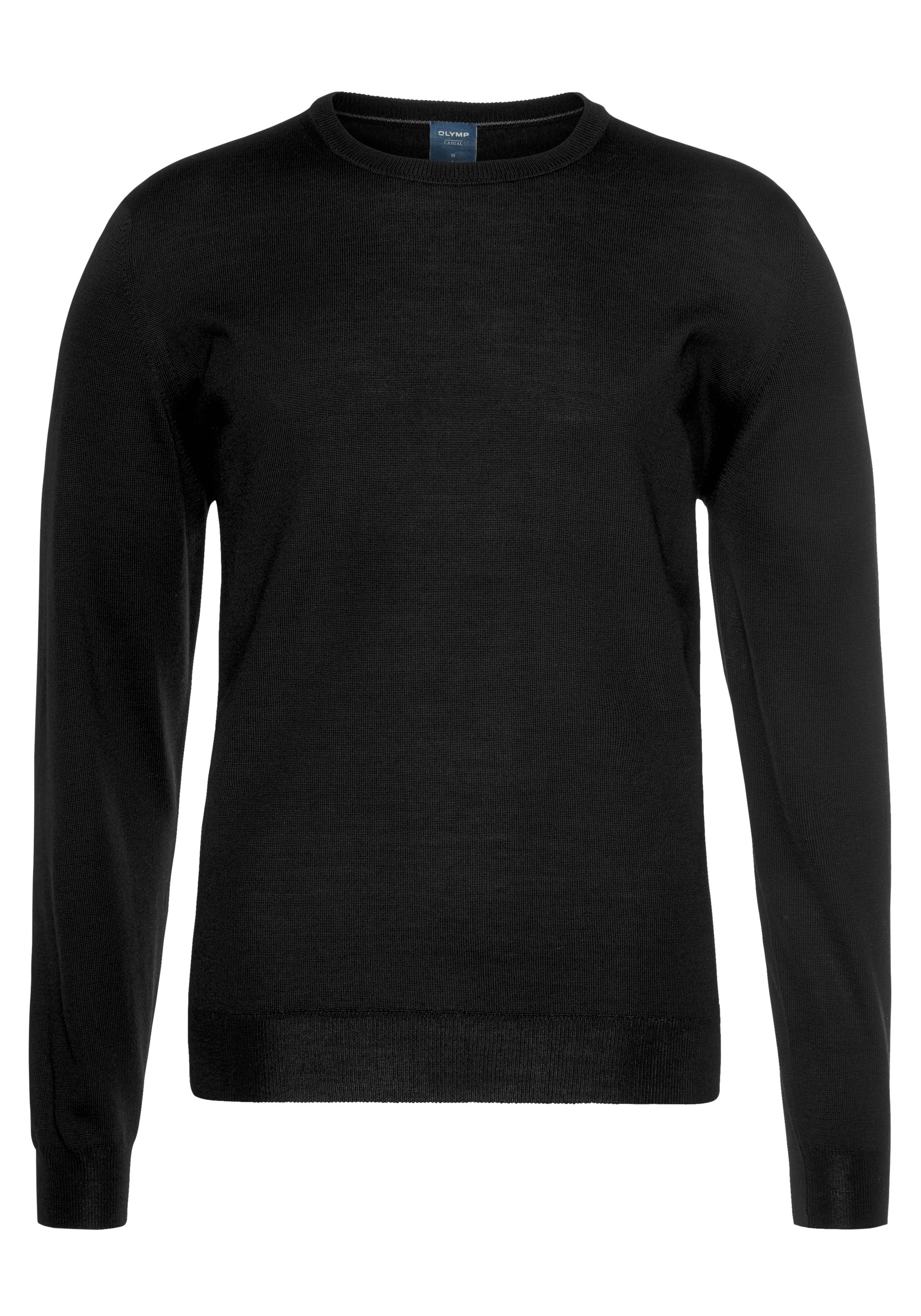 OLYMP Rundhalspullover »OLYMP Strick Casual«, moderner Strickpullover