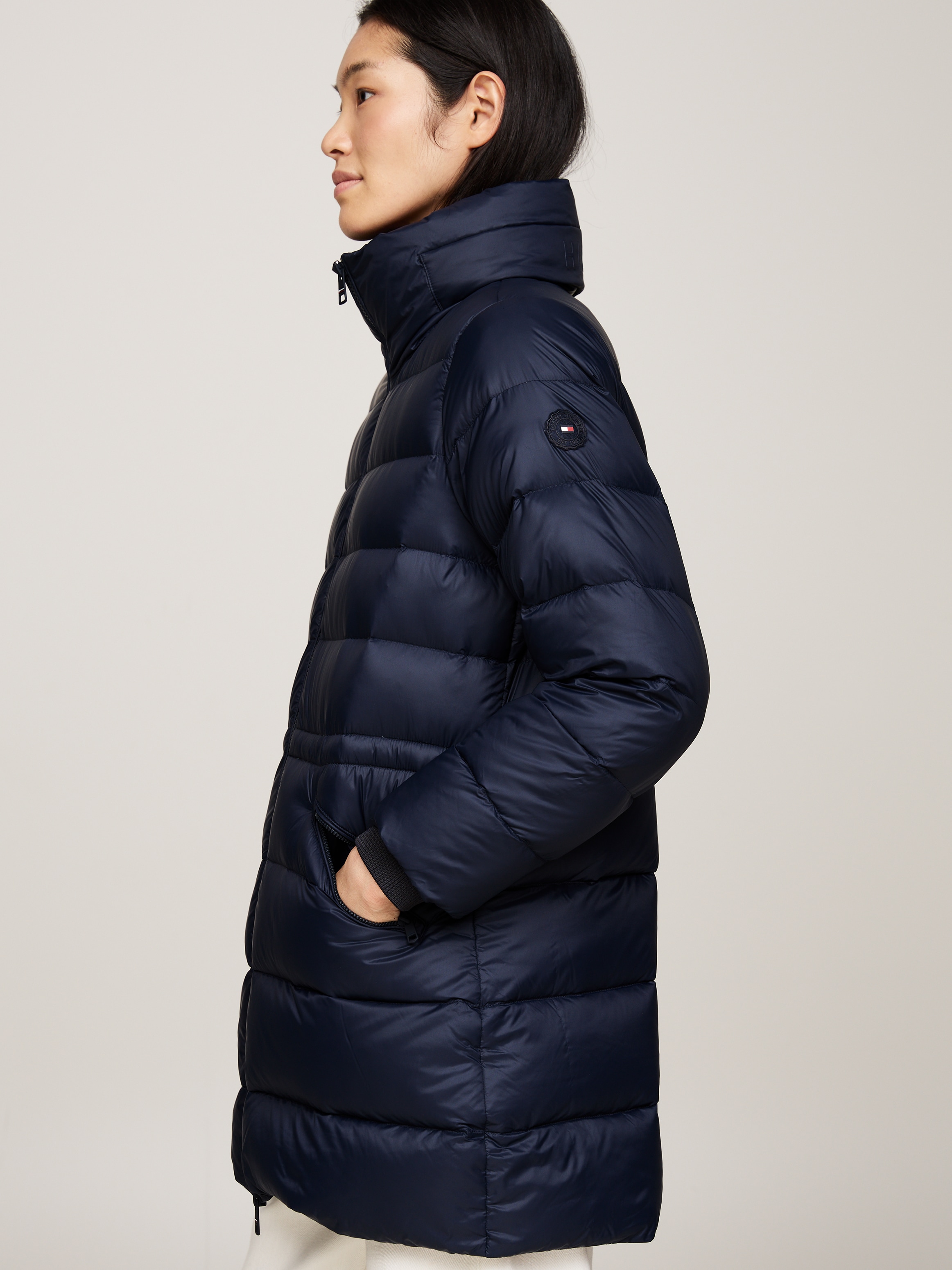 Tommy Hilfiger Langmantel, mit Logoprägung
