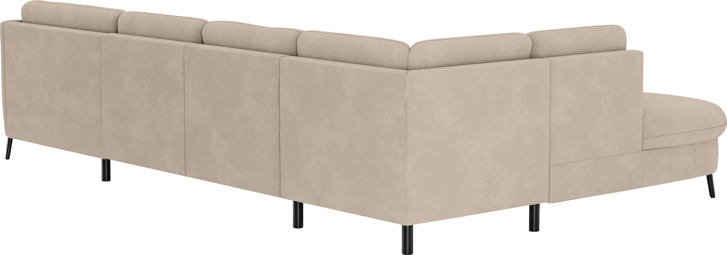 sit&more Wohnlandschaft »Soul U-Form«, wahlweise mit Bettfunktion und Bettkasten oder Schubkasten