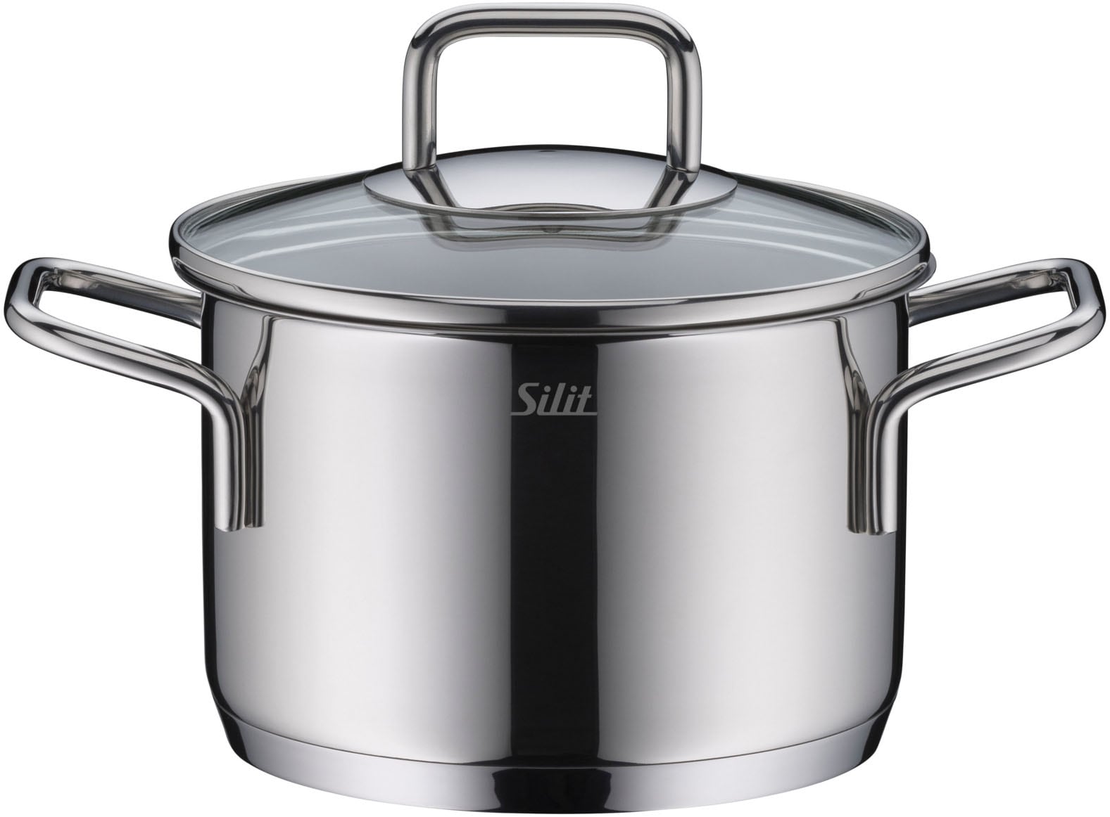 Silit Topf-Set »Extra Cook«, Edelstahl 18/10, (Set, 7 tlg., 4-teiliges Kochgeschirr-Set), SiliTherm Universalboden, induktionsgeeignet, spülmaschinengeeignet