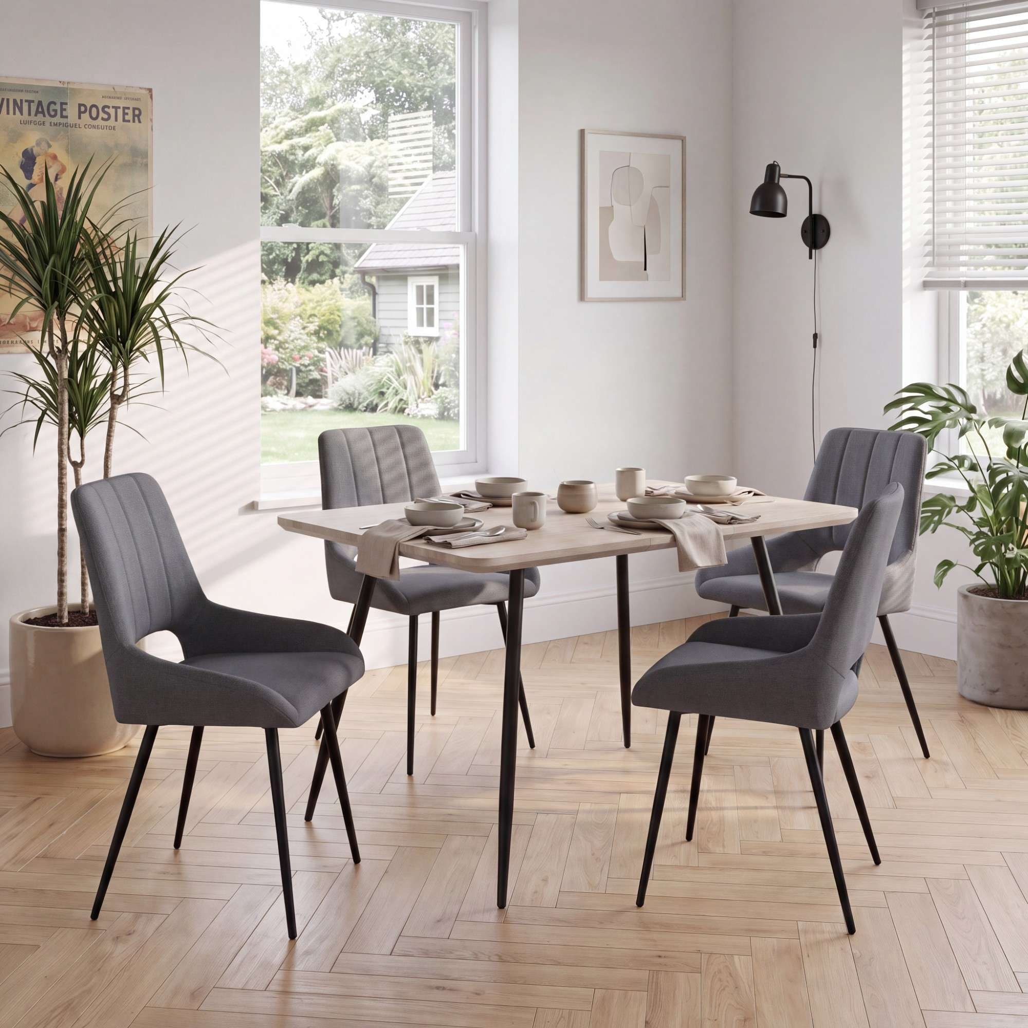 OTTO home Esstisch »Ombrone« ausziehbar 120-160 cm, Synchronauszug, inkl Einlegeplatte, Breite 80cm