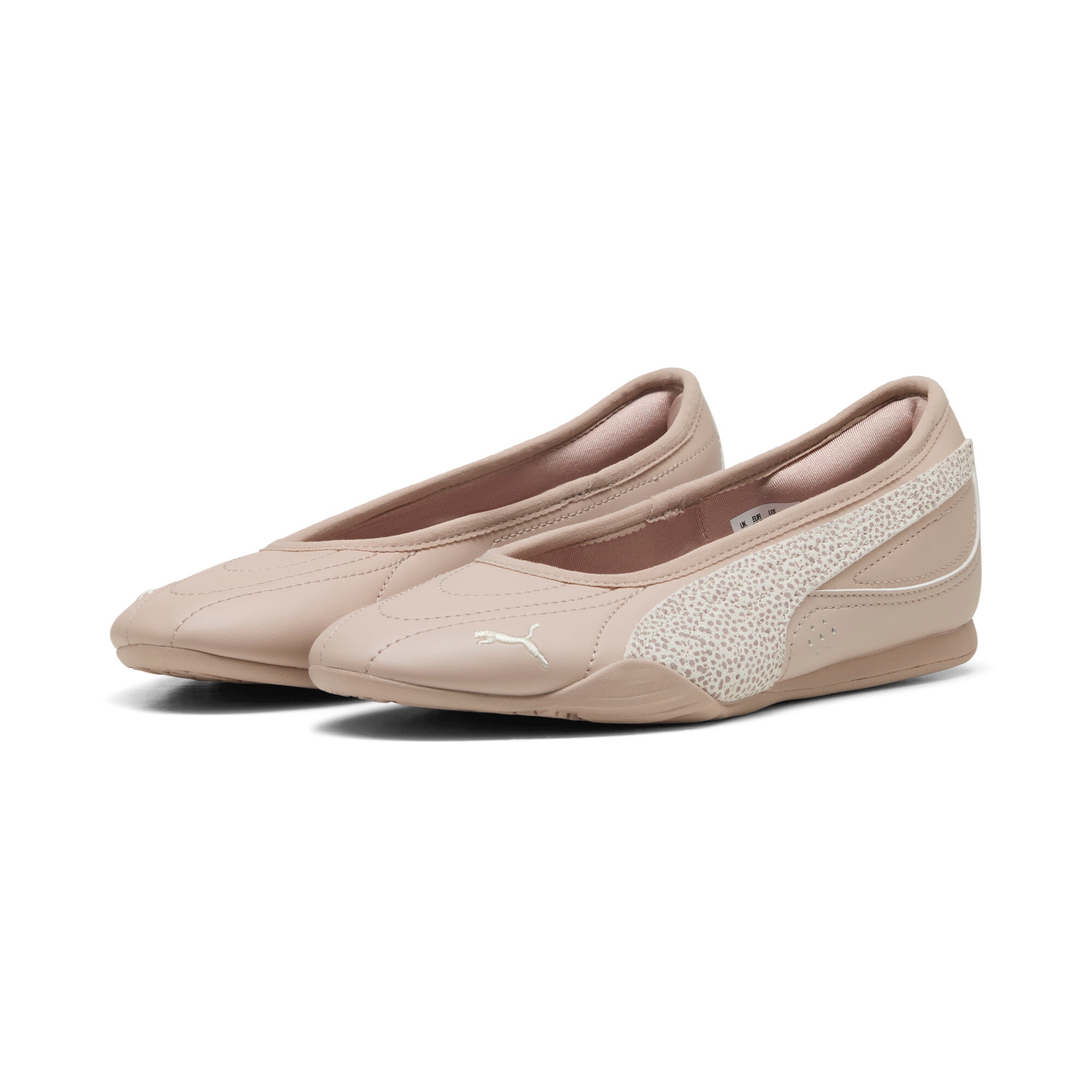 PUMA Sneaker »CATCH SOLEIL BALLERINA TOPCAT«  mit Leo-Print, mit Schnürung, mit profilierter Gummi-Laufsohle