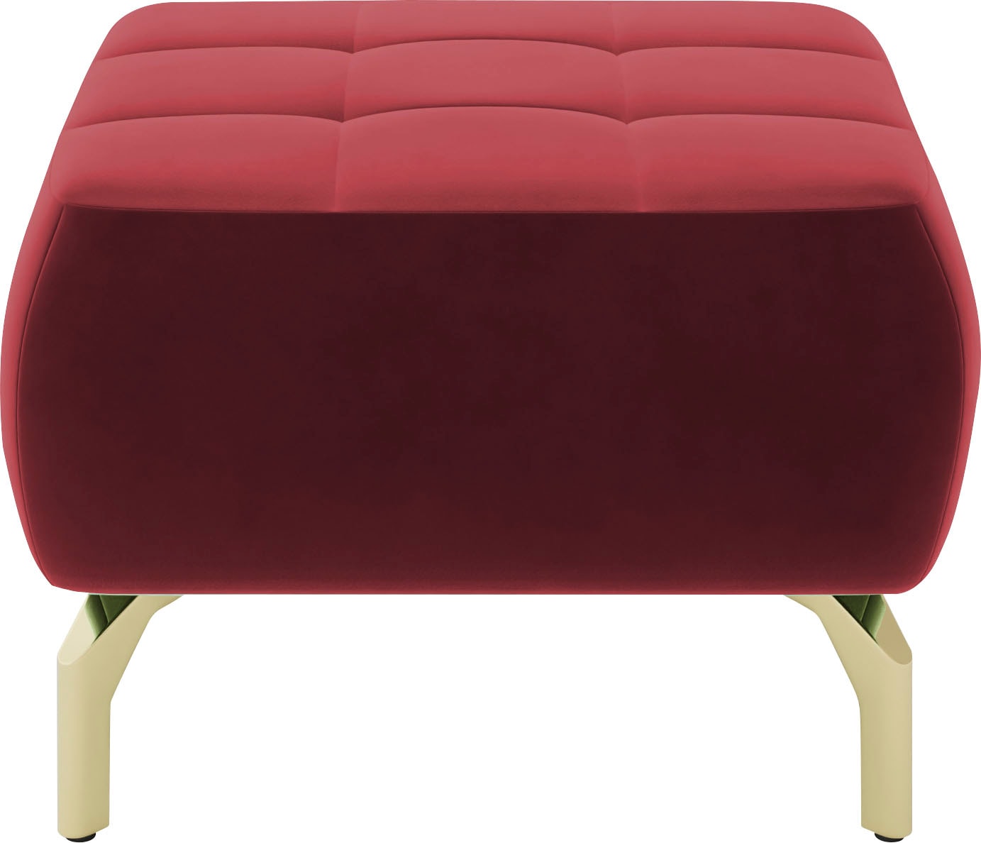 sit&more Polsterhocker »Orient 1«, goldfarbene Metallfüße