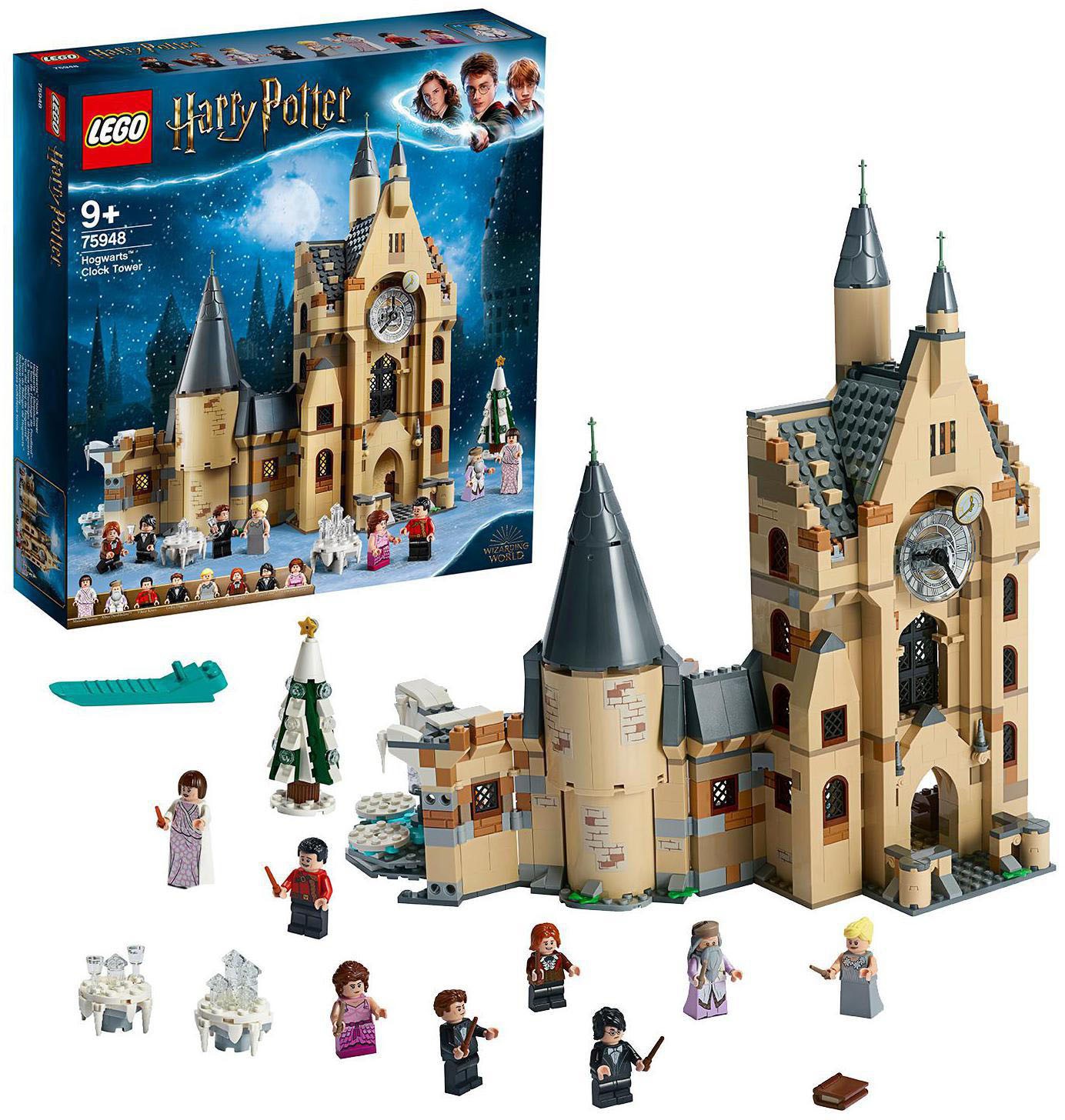 LEGO® Konstruktionsspielsteine »Hogwarts™ Uhrenturm (75948), LEGO® Harry Potter™«, (922 St.), Made in Europe