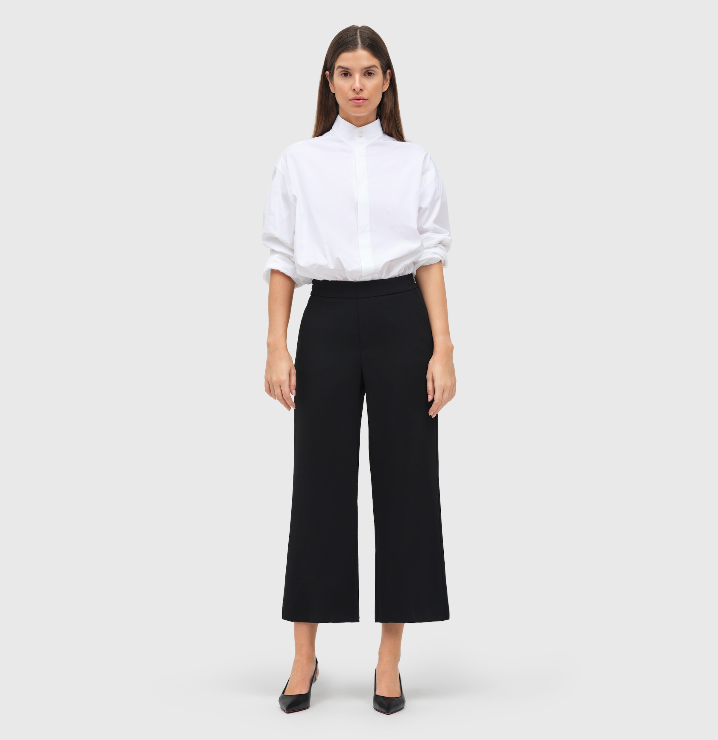 MAC 7/8-Hose »CHIARA cropped«, Modern und weit geschnitten