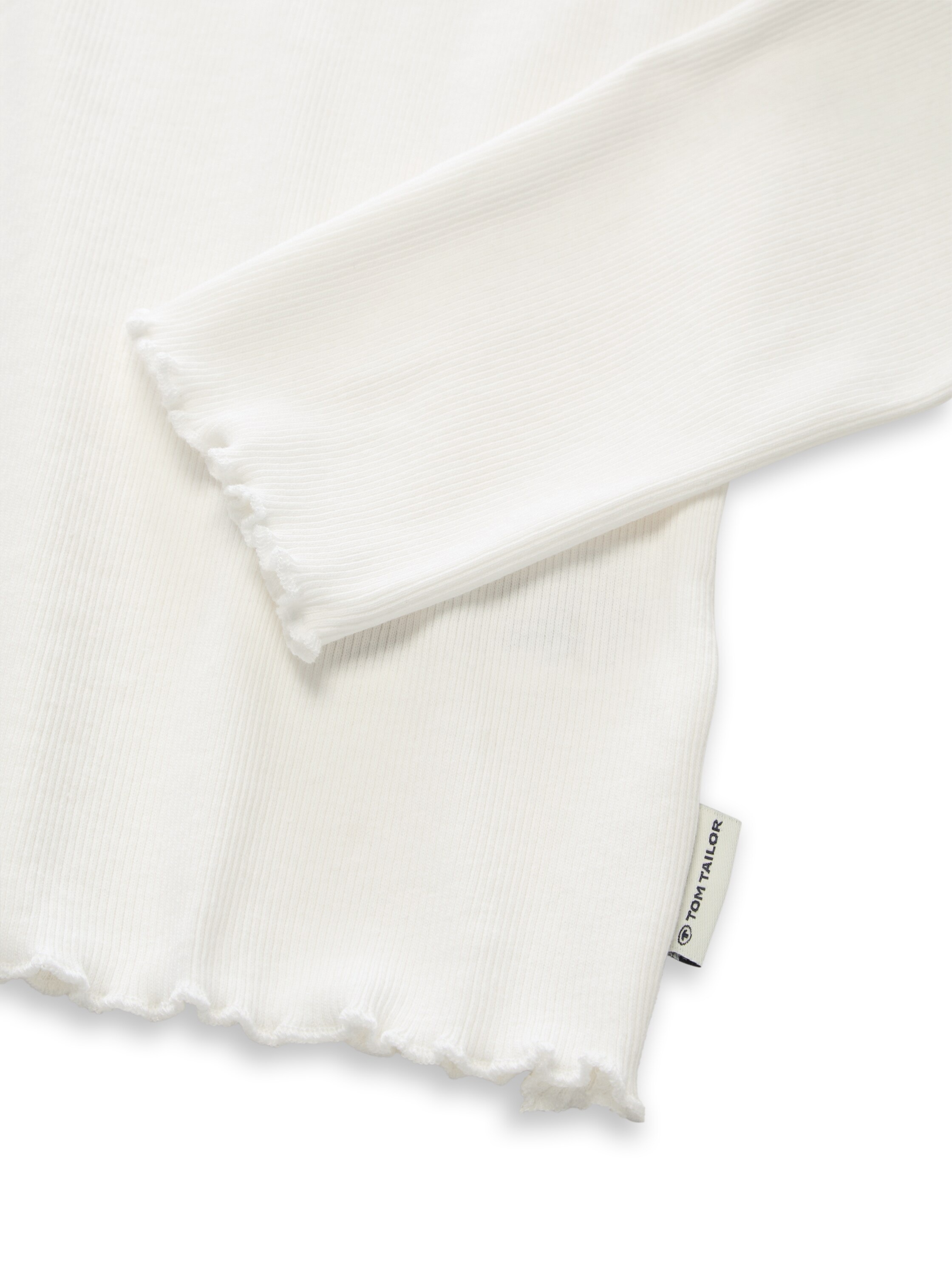 TOM TAILOR T-Shirt mit Rippstruktur