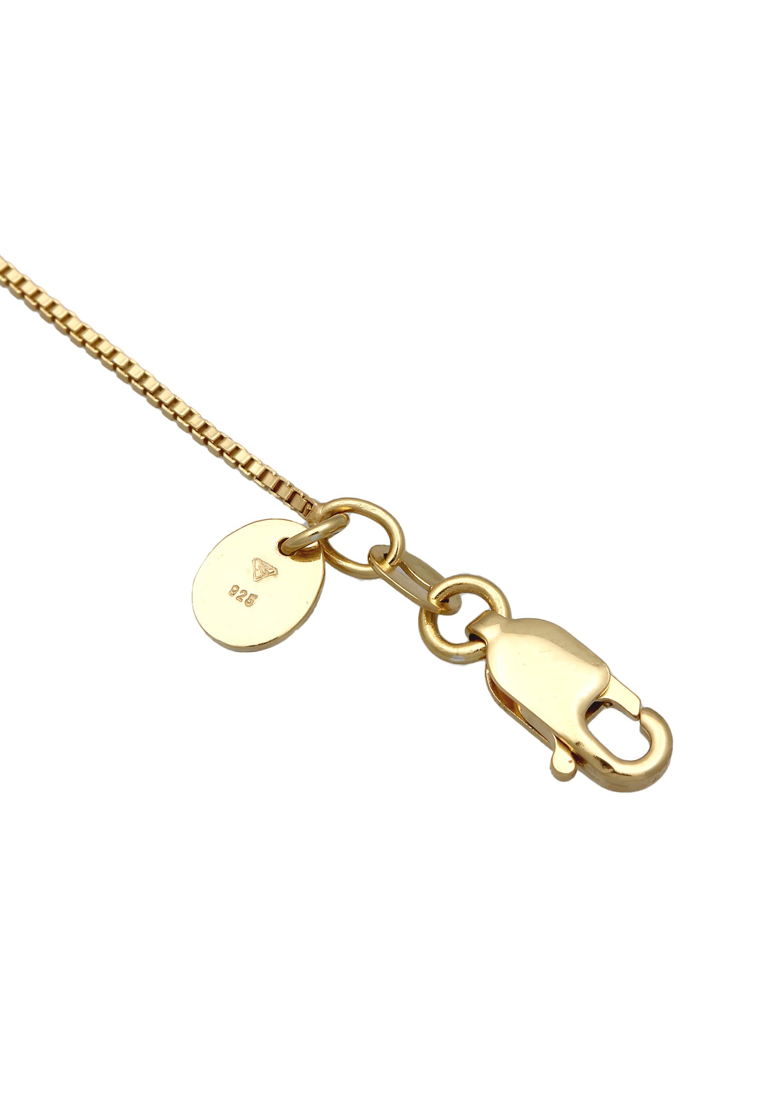 Elli Premium Kette mit Anhänger »Halskette Anhänger Muschelkernperle Vintage Style 925 Sterling Silber«