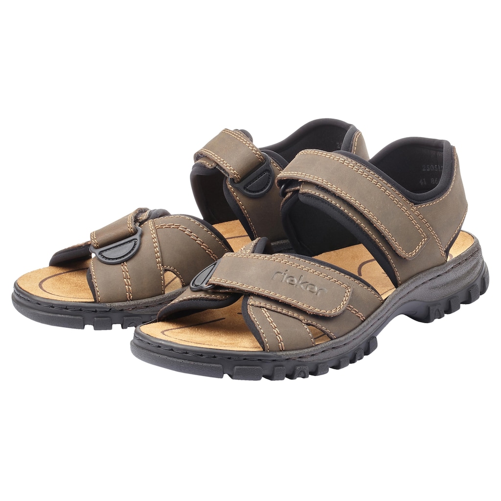 Rieker Riemchensandale, Sommerschuh, Klettschuh, Outdoorschuh, mit Klettriemchen