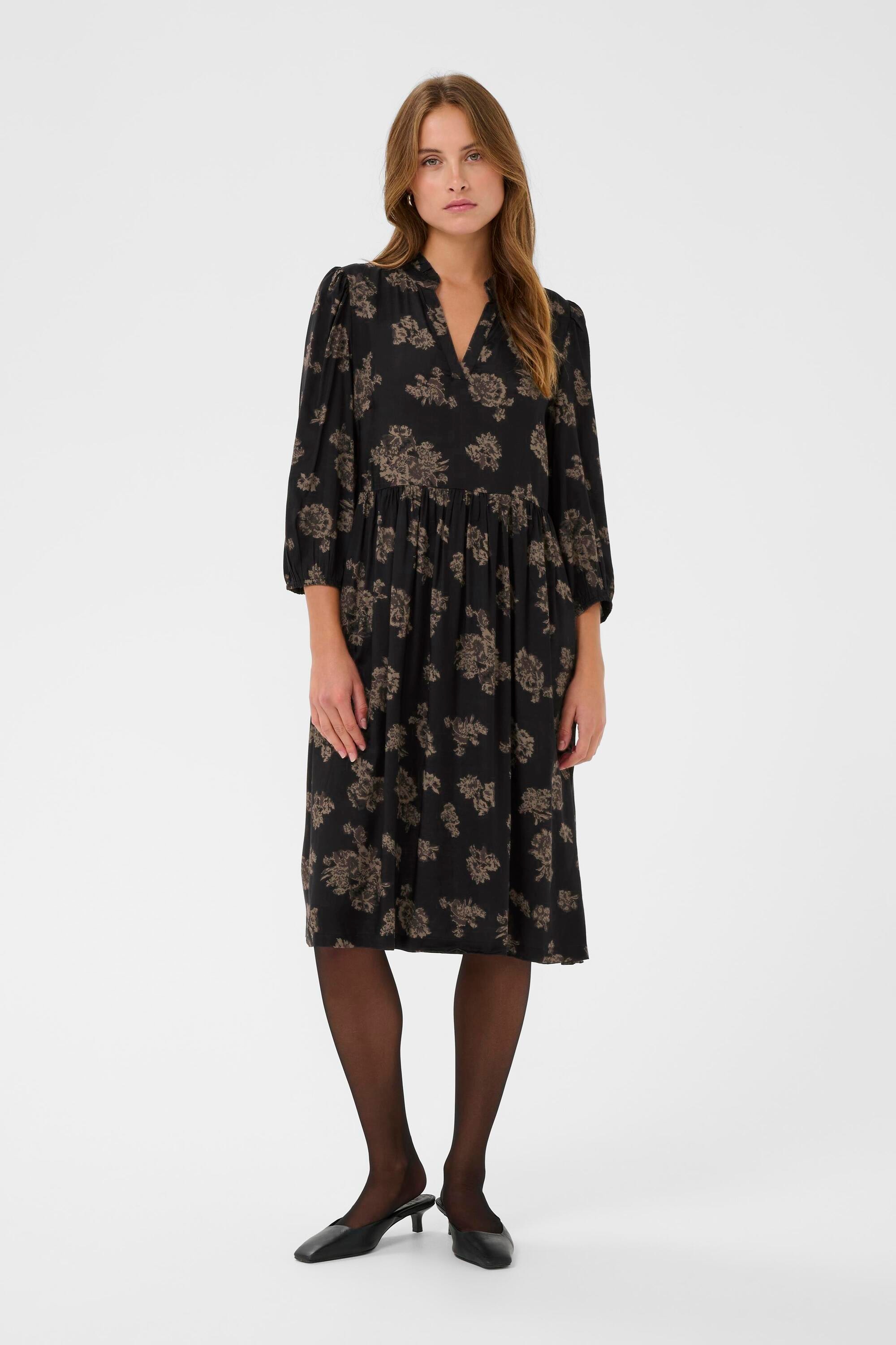 KAFFE Midikleid »Kleid KAeverly«