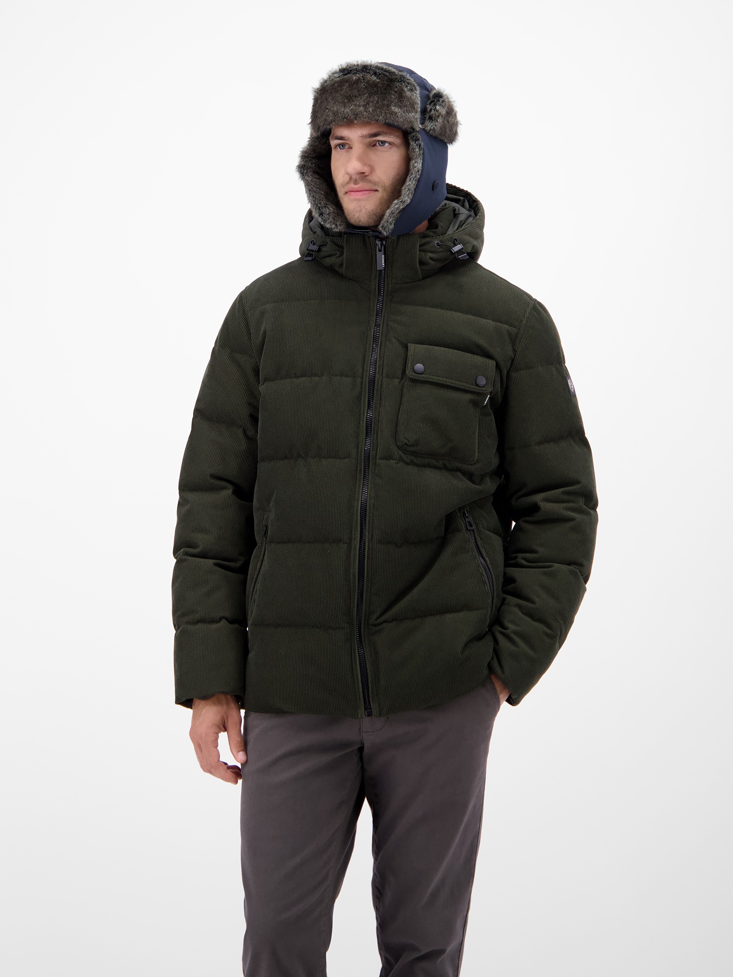 LERROS Ohrenmütze »Trappermütze mit Kunstfell«