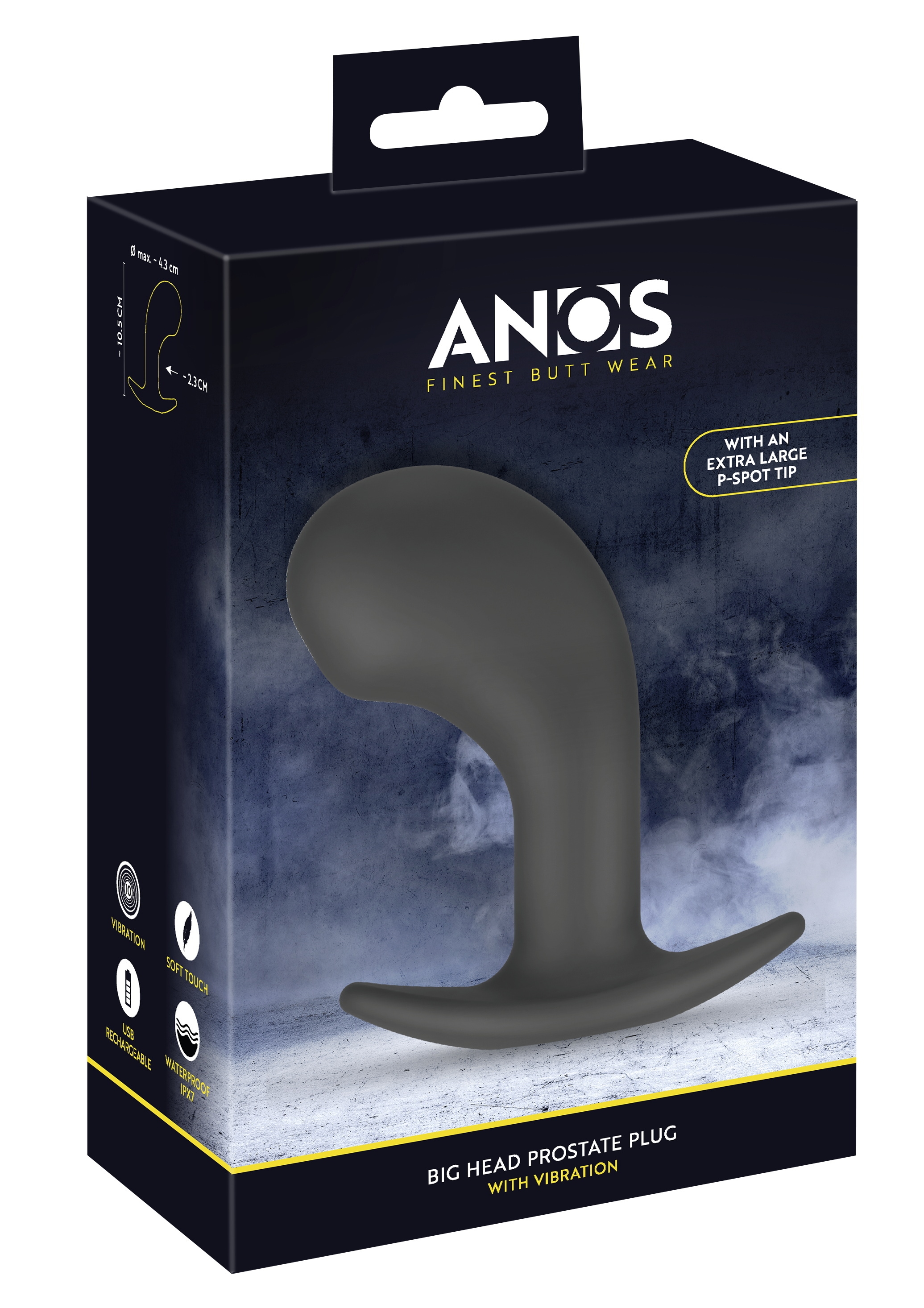 ANOS Anal-Stimulator »Analvibrator Big Head Prostate Plug« ()