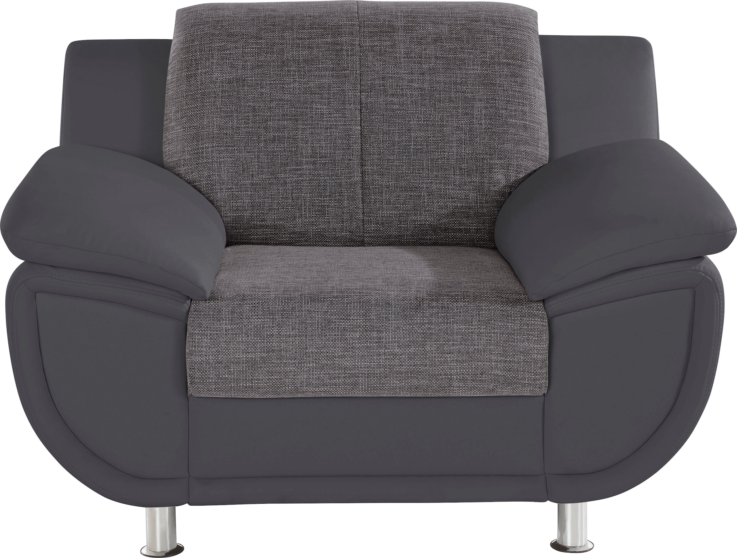 TRENDMANUFAKTUR Sessel »Rondo 3, Loungesessel«, wahlweise mit komfortablem Federkern, mit extra breiten Armlehnen