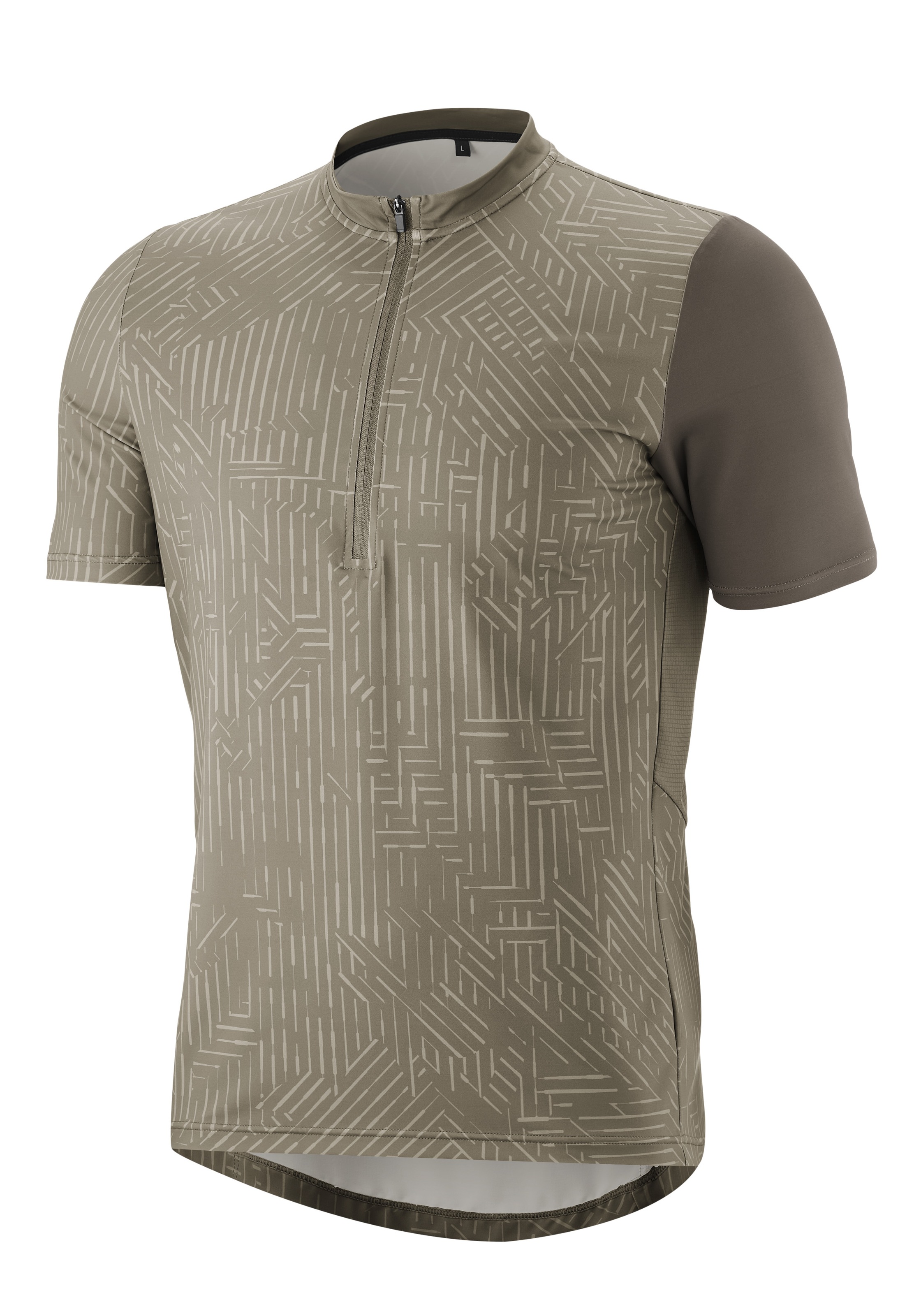 Gonso Radtrikot »Adventure Jersey Halfzip M«, Herren Fahrradtrikot kurzarm, Rückentasche mit RV, Quick-Dry, Slim Fit